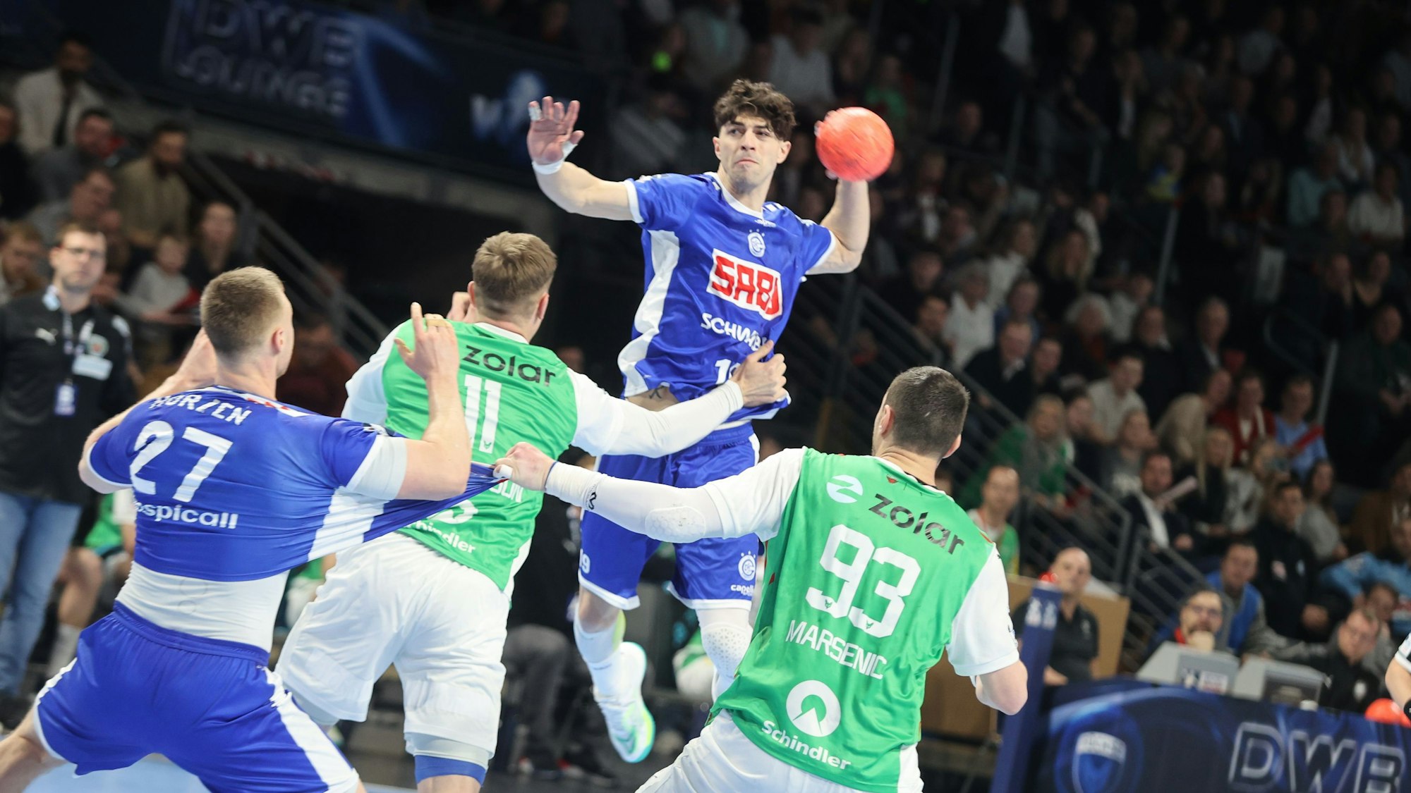 Spielszene aus dem Handball