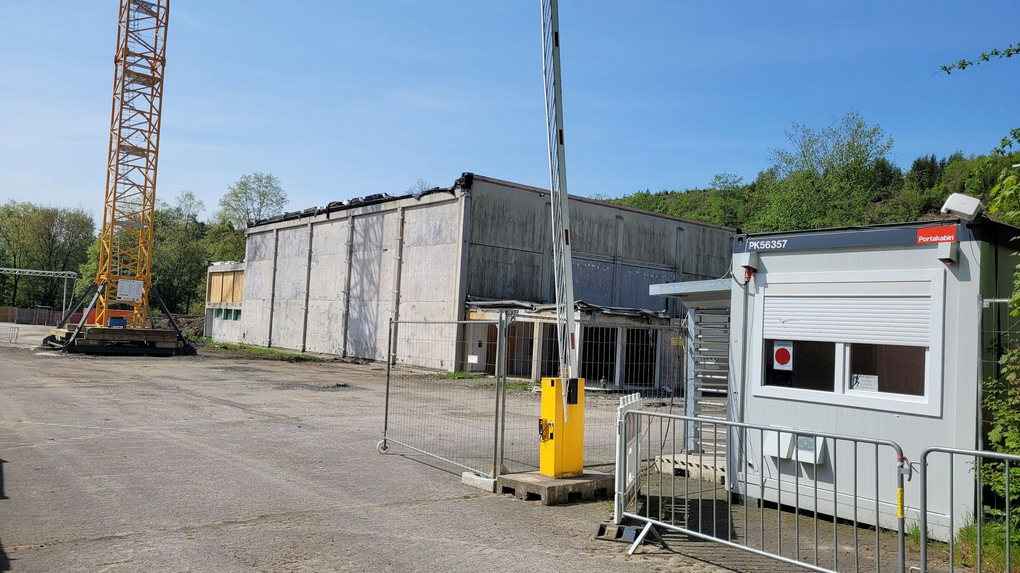 Am Schulzentrum Kürte wird gebaut.