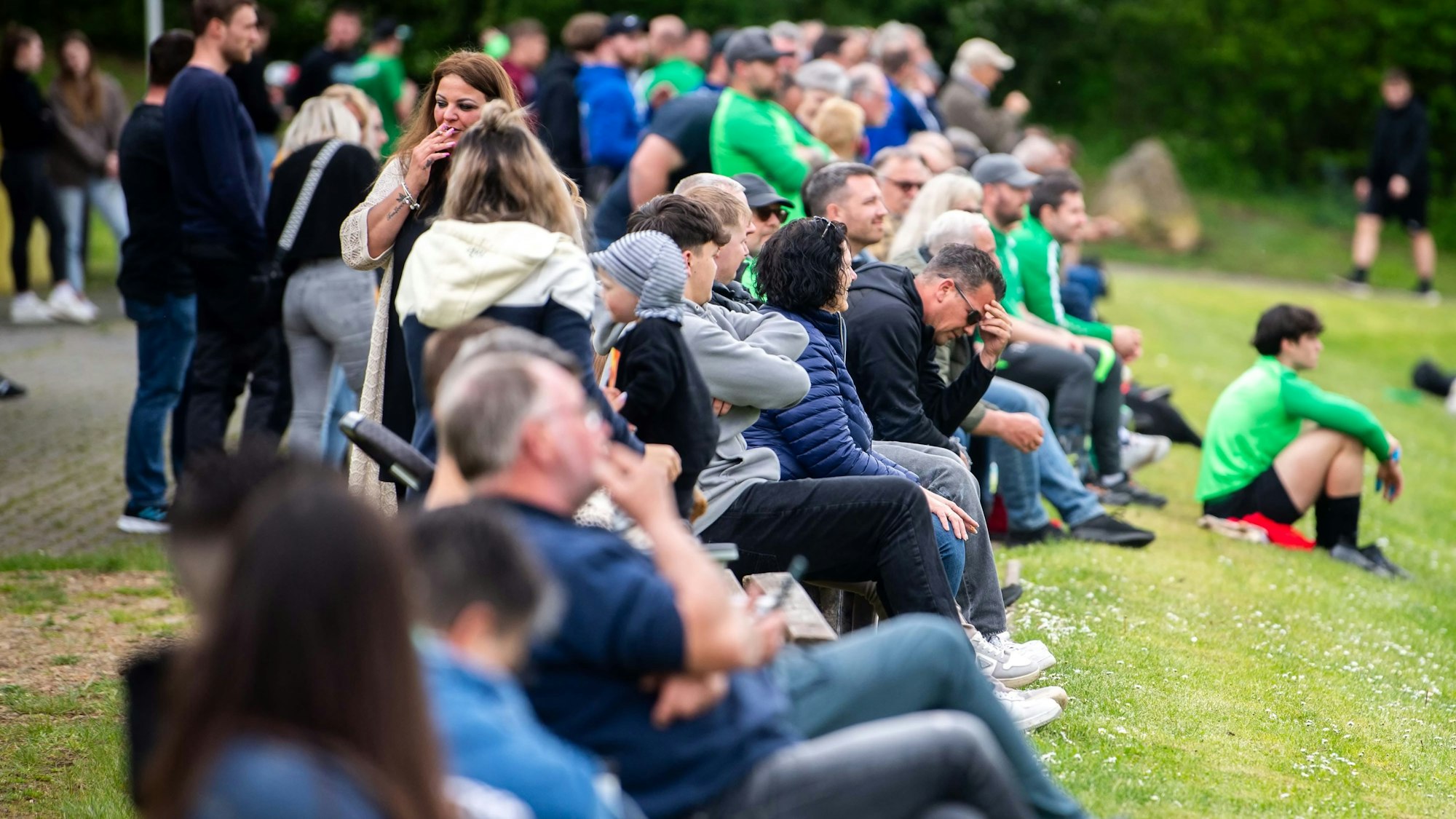 Etwa 100 Zuschauer verfolgten das Spiel in Sötenich gegen Roitzheim.