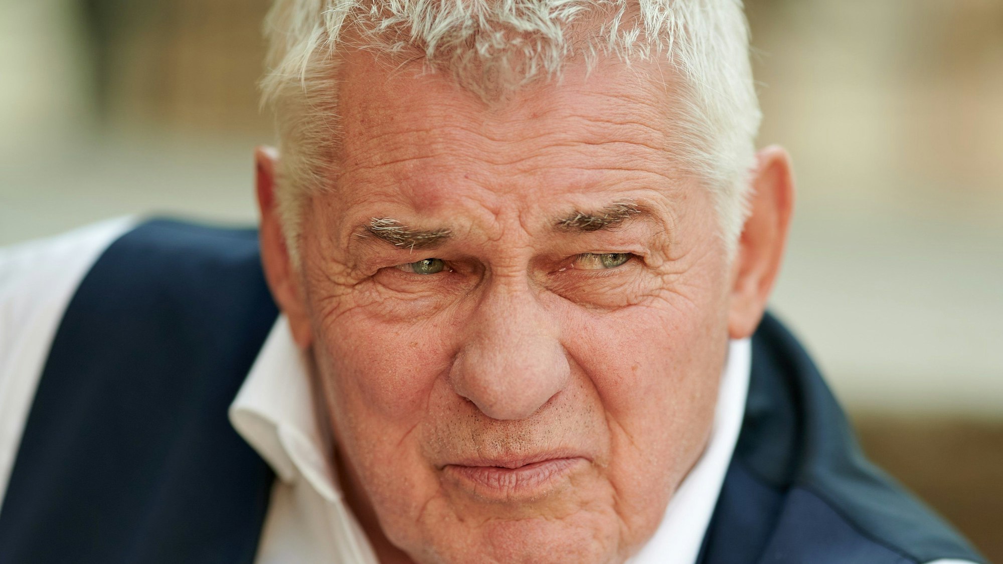 Schauspieler Heinz Hoenig bei einem Fototermin.