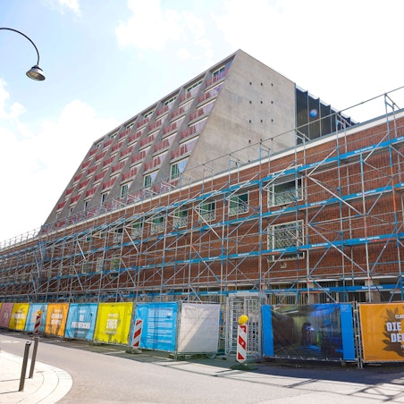 Der Blick auf Opern-Baustelle im Vorjahr.
