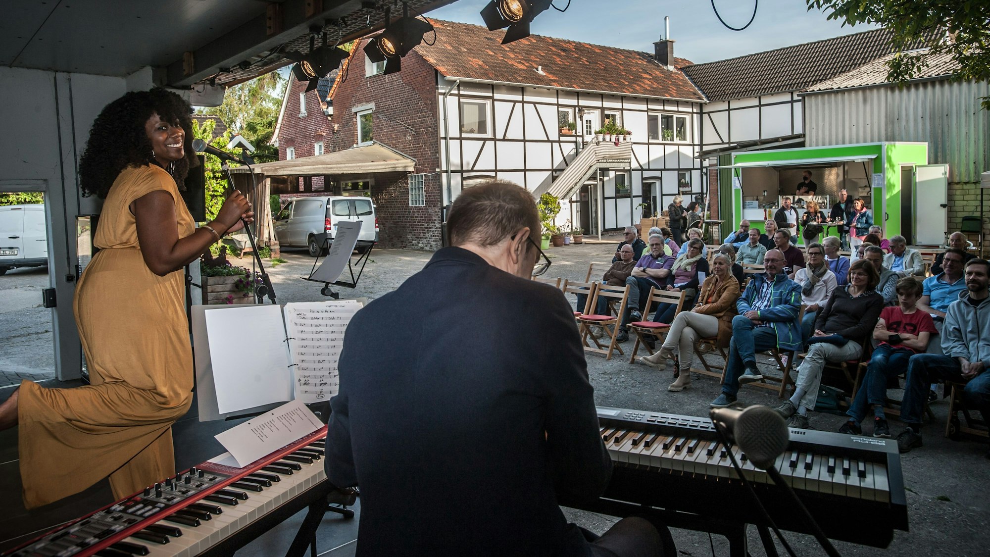 „Amaka & Friends“ bei „Kultur auf dem Hof“ 2022.