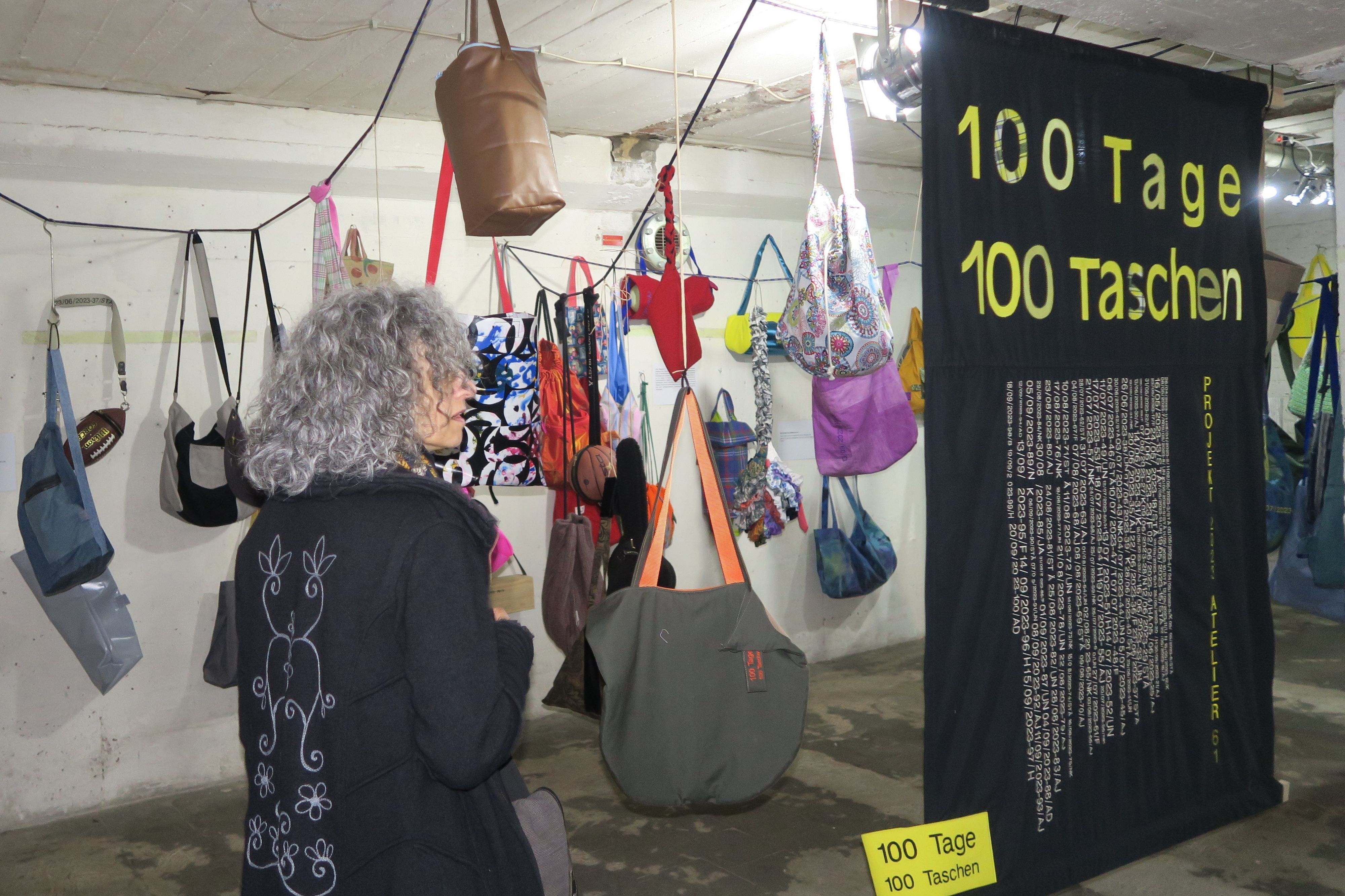 100 Tage – 100 Taschen: Eine Ausstellung der Kunstroute Ehrenfeld aus dem Jahr 2024 (Archivbild)