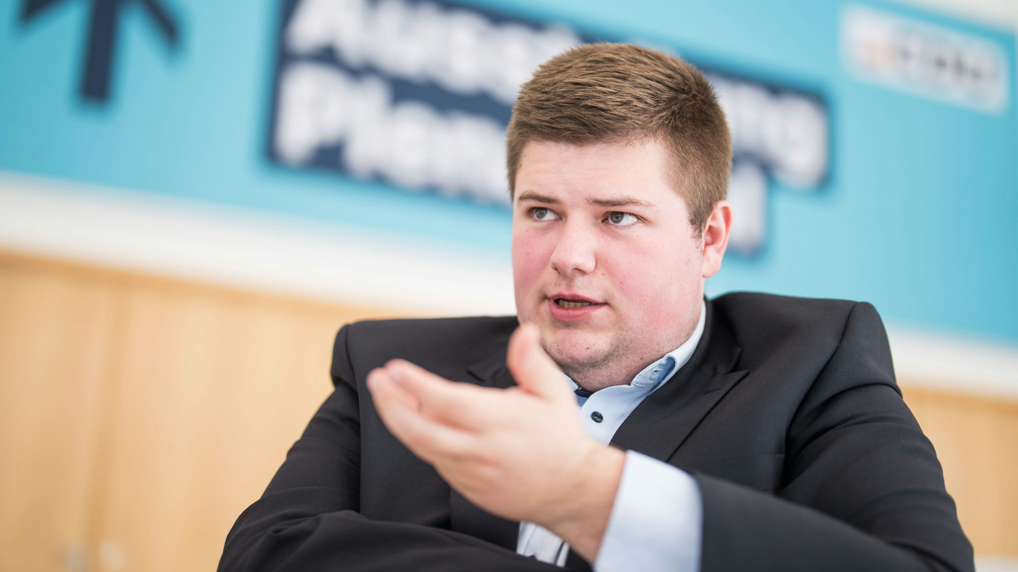 Johannes Volkmann, Enkel von Helmut Kohl, aufgenommen vor Beginn des CDU-Parteitag in Berlin.