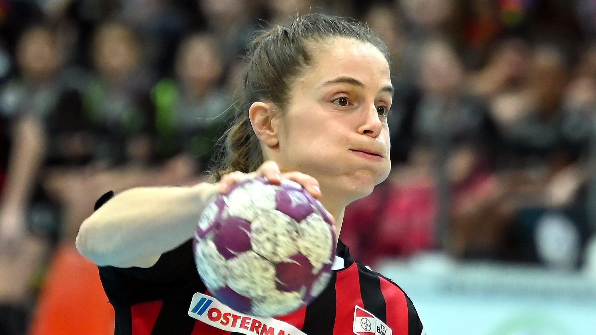21.01.2024,Handball-Bayer Leverkusen-Metzingen
Marianna Loppes (Bayer)
Foto: Uli Herhaus