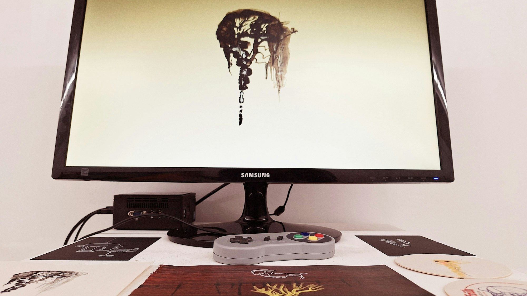 Ausstellung „Ebenen“ in der Galerie des Künstlerbunkers Leverkusen-Opladen an der Karlstraße.