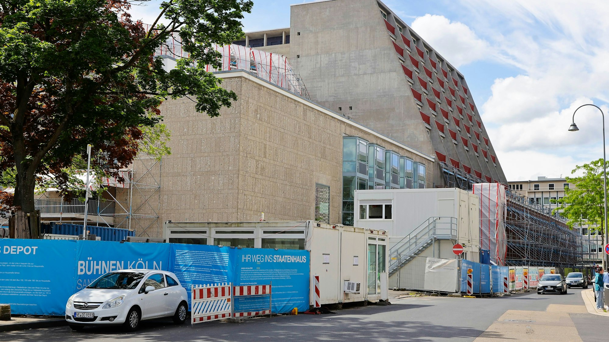 Baustelle Schauspielhaus und Oper am Offenbachplatz