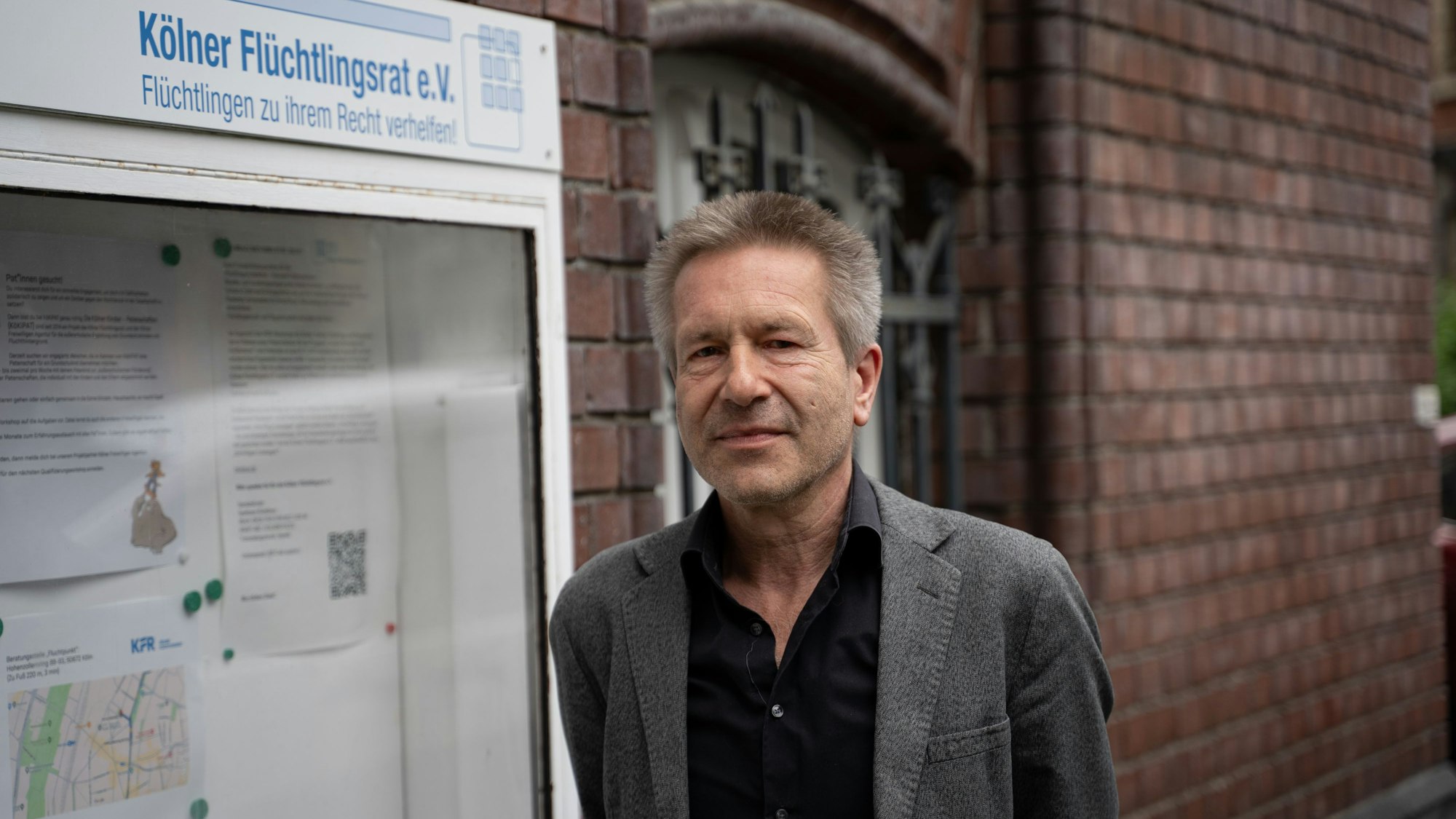 Claus-Ulrich Prölß, Geschäftsführer vom Kölner Flüchtlingsrat