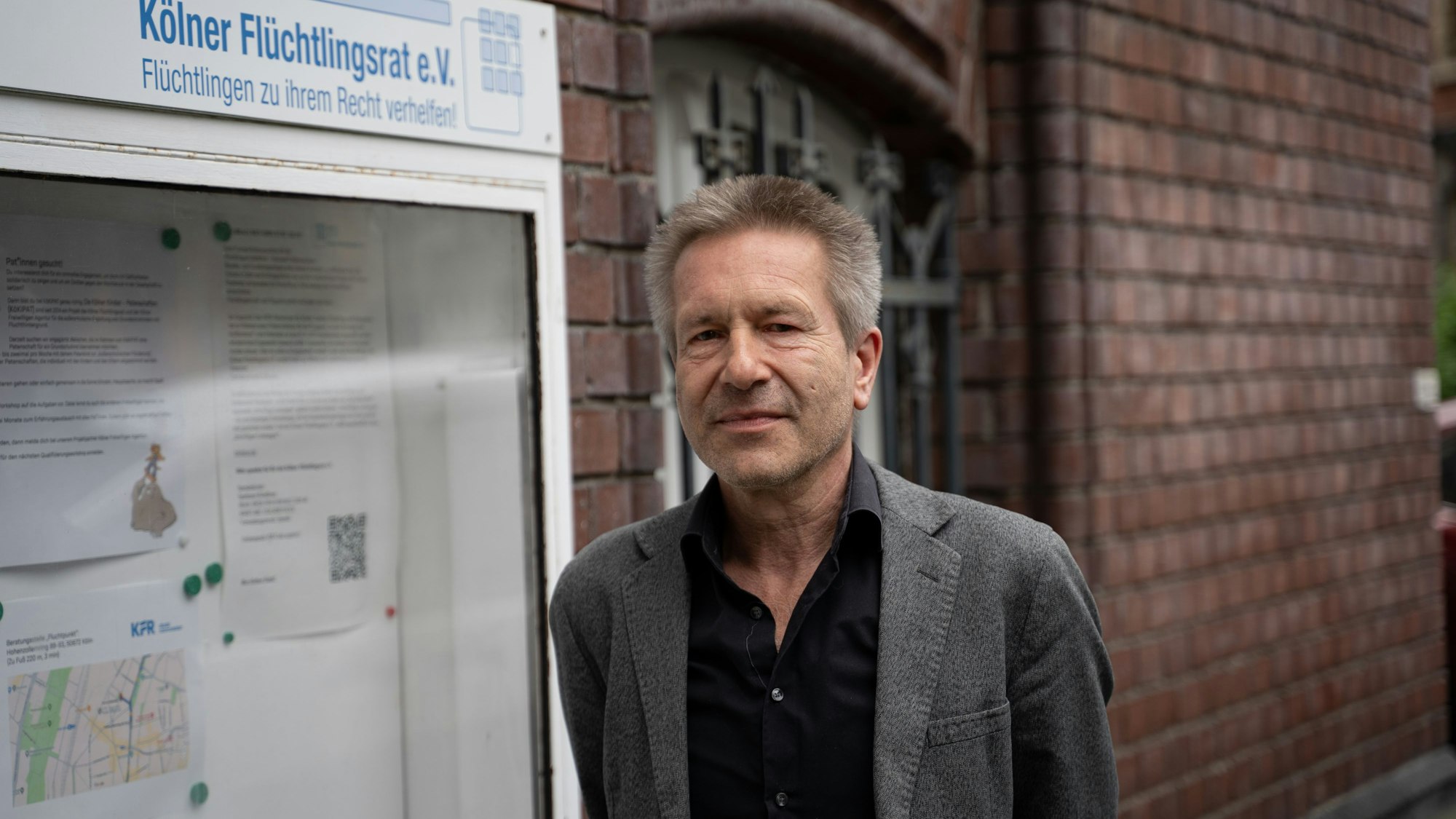 Claus-Ulrich Prölß, Geschäftsführer des Kölner Flüchtlingsrats