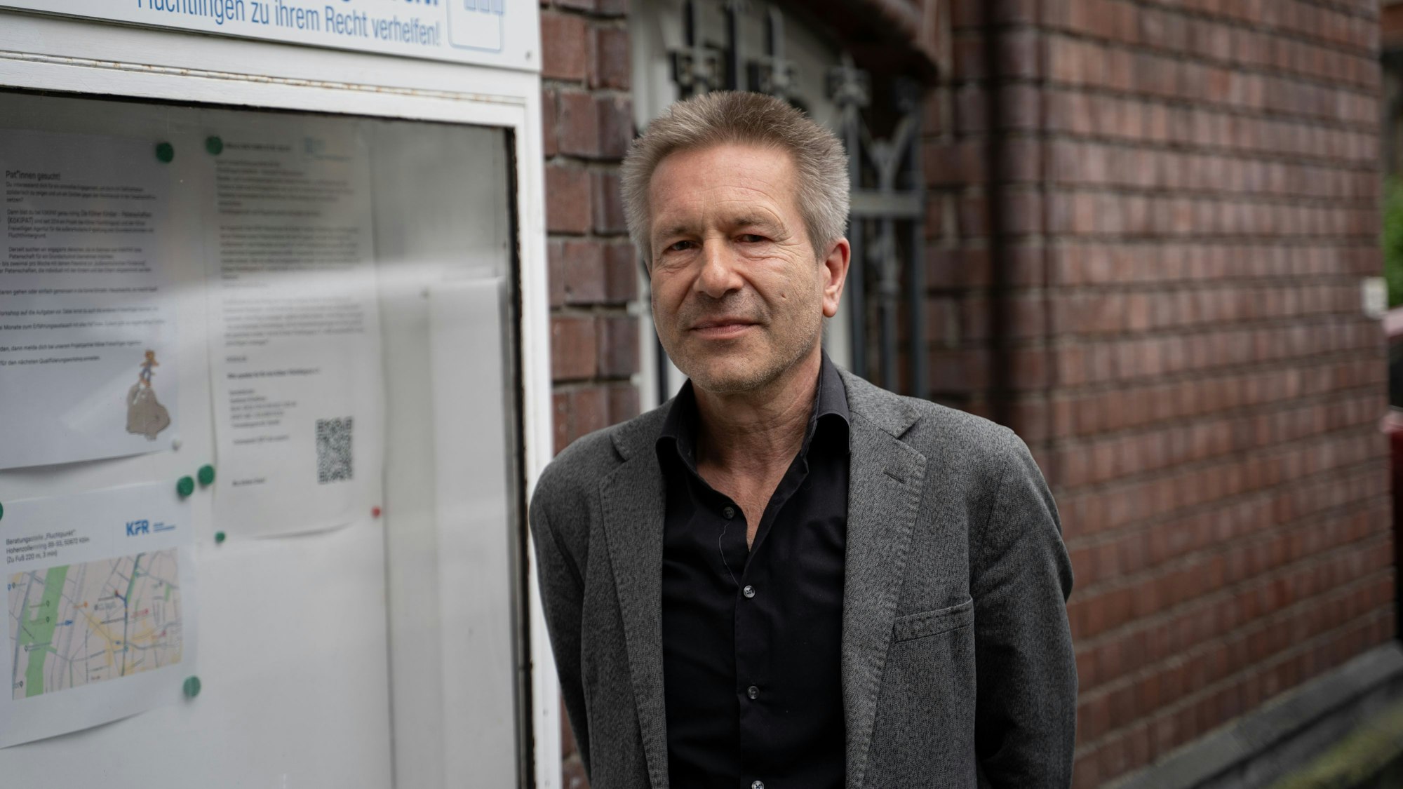 Claus-Ulrich Prölß, Geschäftsführer vom Kölner Flüchtlingsrat