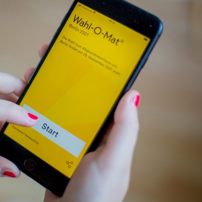 Den Wahl-O-Mat gibt es auch als App