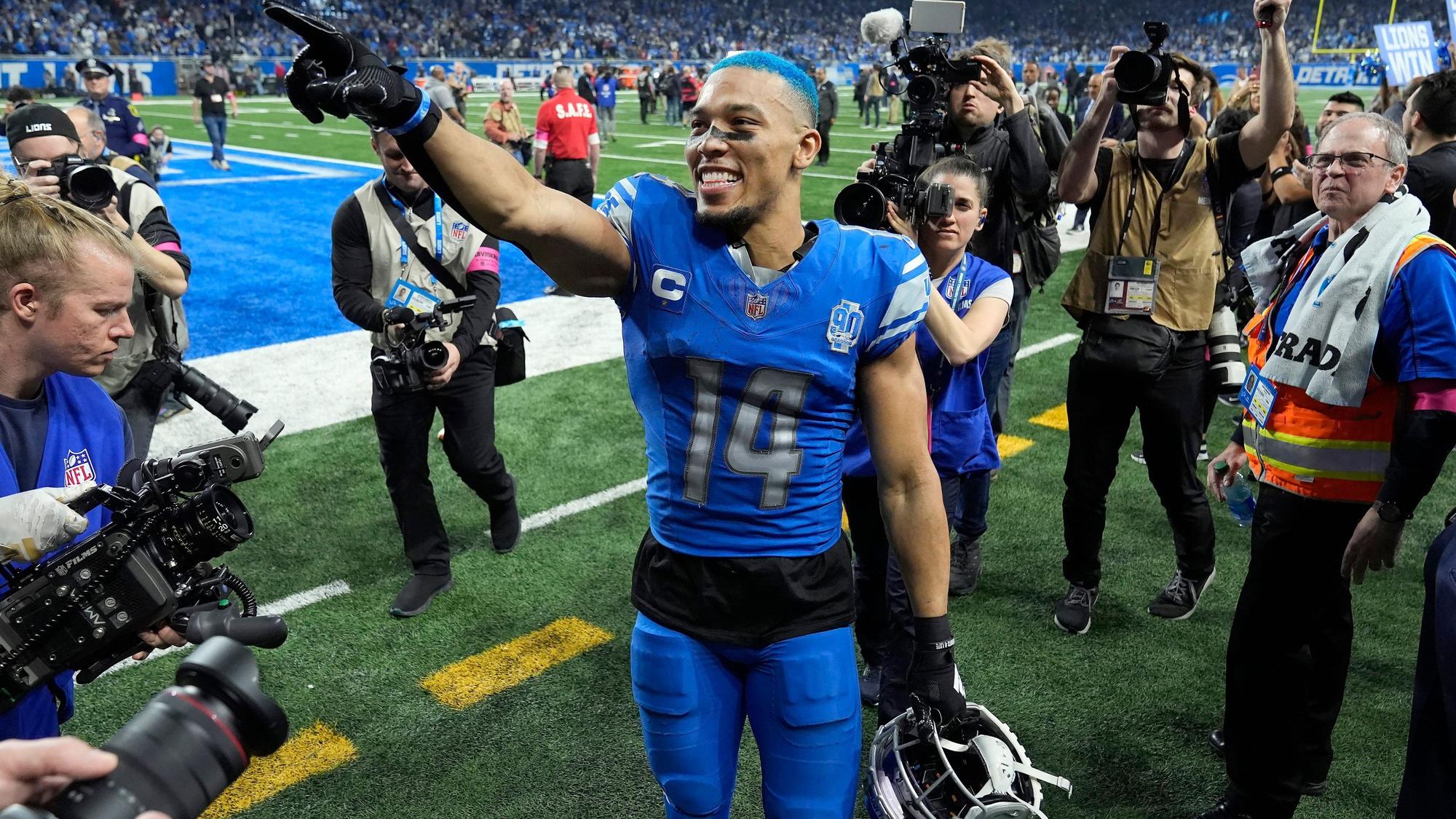 Zählt bald zum bestbezahlten Wide Receiver in der NFL: Amon-Ra St. Brown