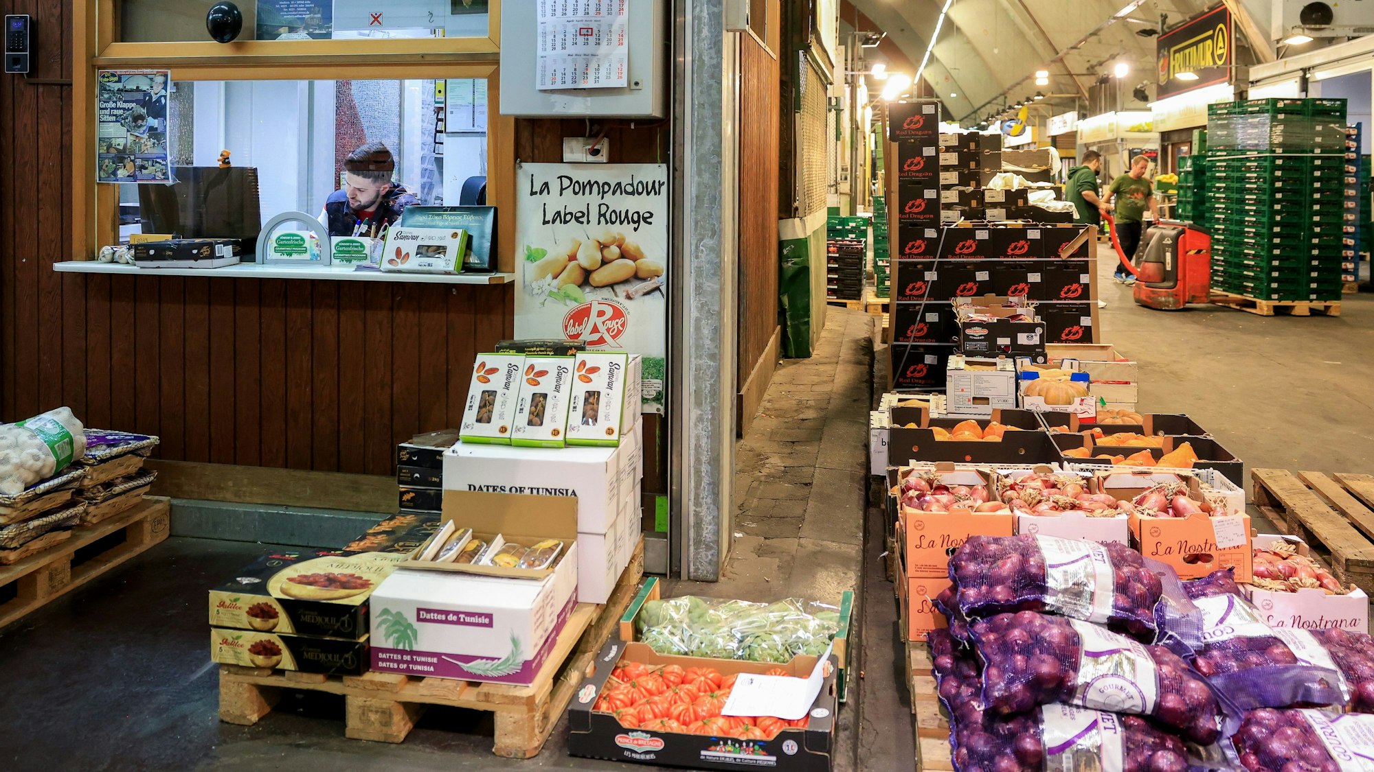 Der Großmarkt in Köln-Raderberg.