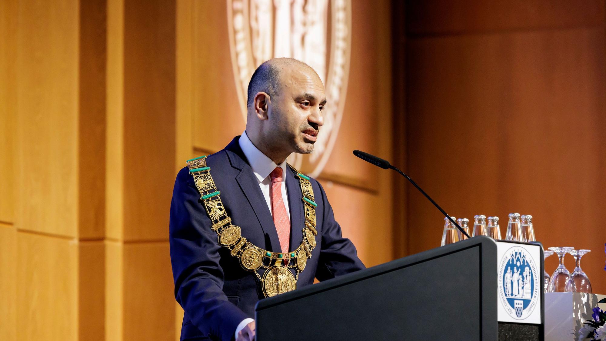 Rektor der Universität zu Köln, Prof. Dr. Joybrato Mukherjee