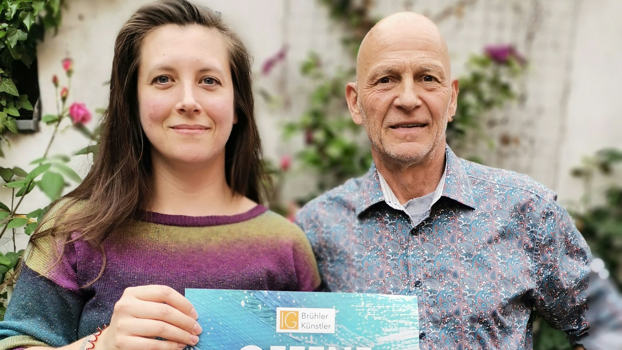 Zu sehen sind Sandra Bärhausen und Günter Wagner.