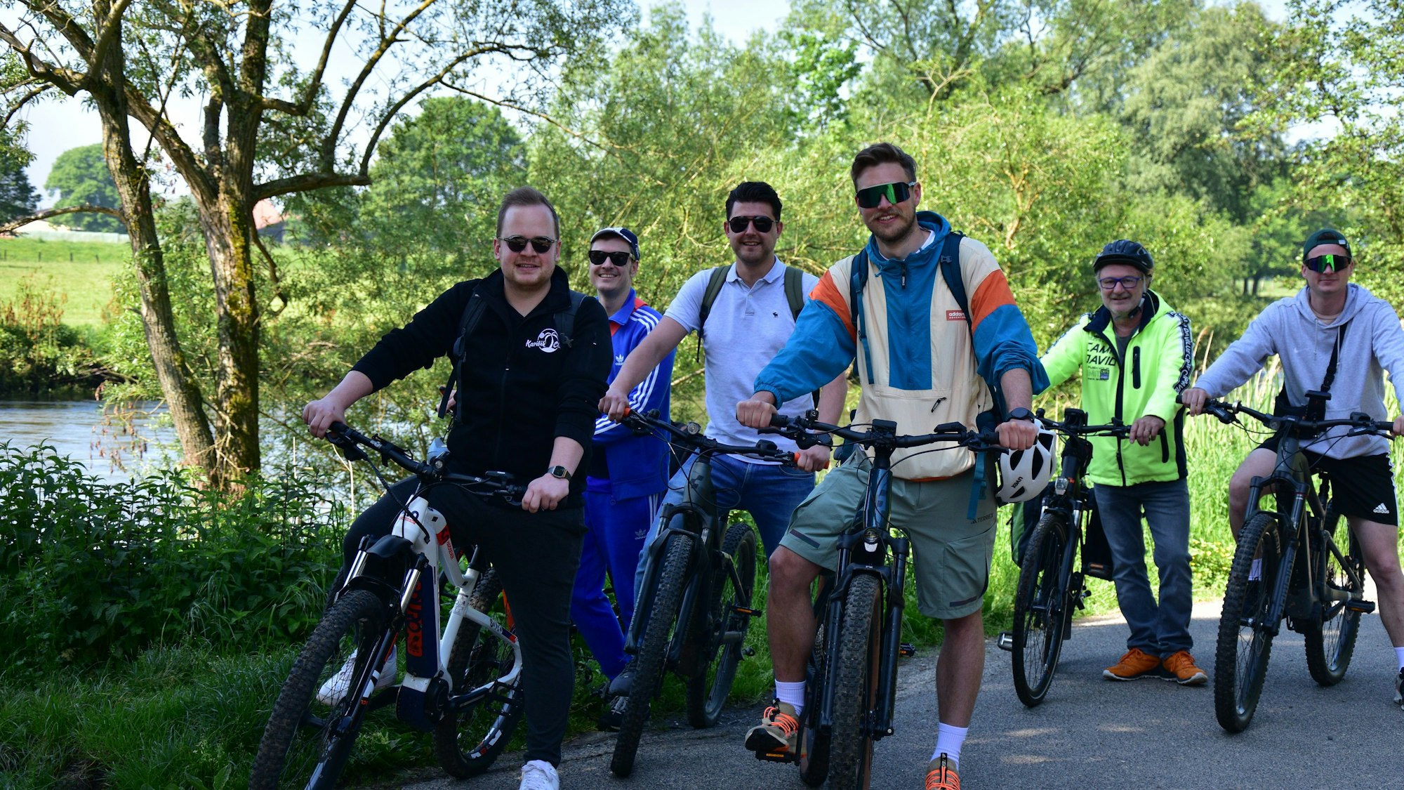 Diese Truppe führte der Weg von Lohmar, über Niederkassel, bis nach Bonn.