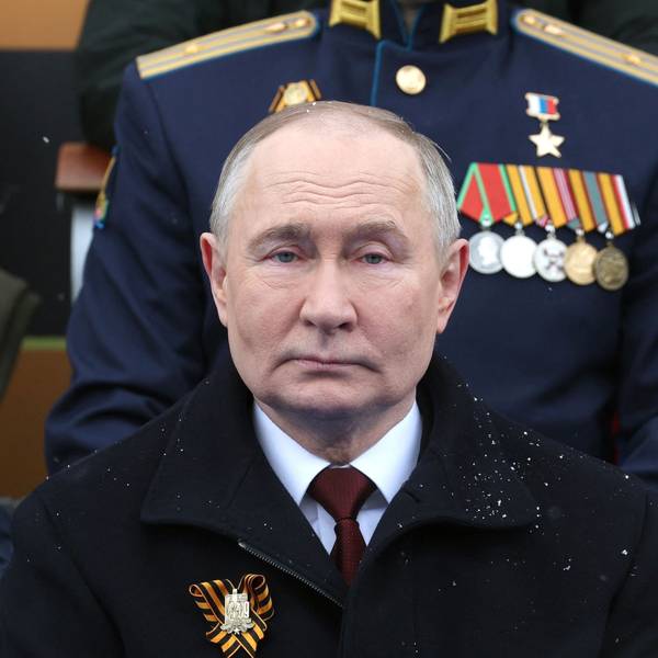 Wladimir Putin bei der Parade zum Gedenken an den Sieg gegen Nazi-Deutschland.
