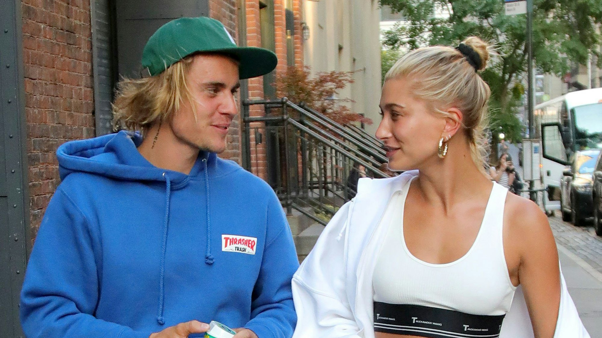 Justin Bieber und seine damalige Freundin, Model Hailey Baldwin.