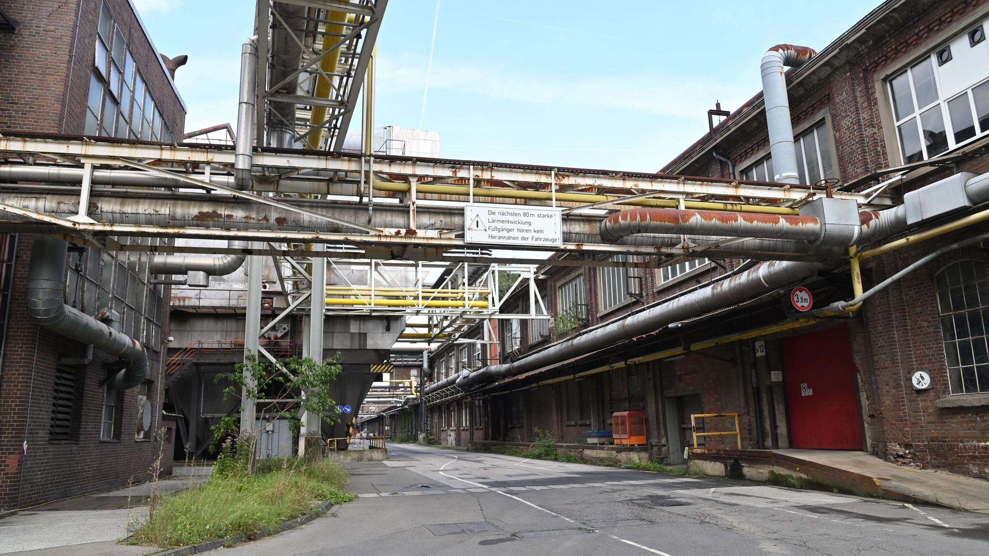 Das Foto zeigt die ehamalige Papierfabrik Zanders