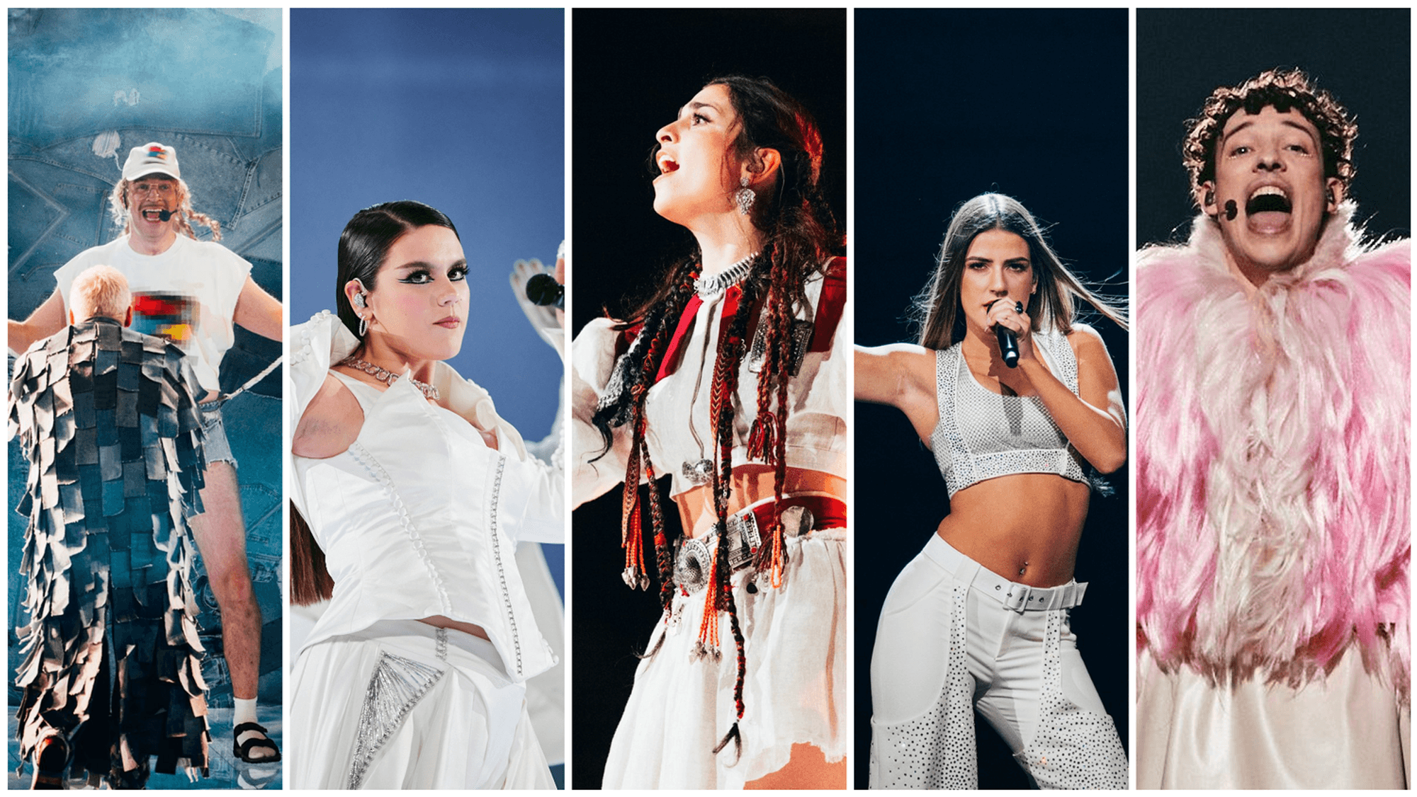 Die ESC-Teilnehmer aus Finnland, Portugal, Armenien, Zypern und Schweiz