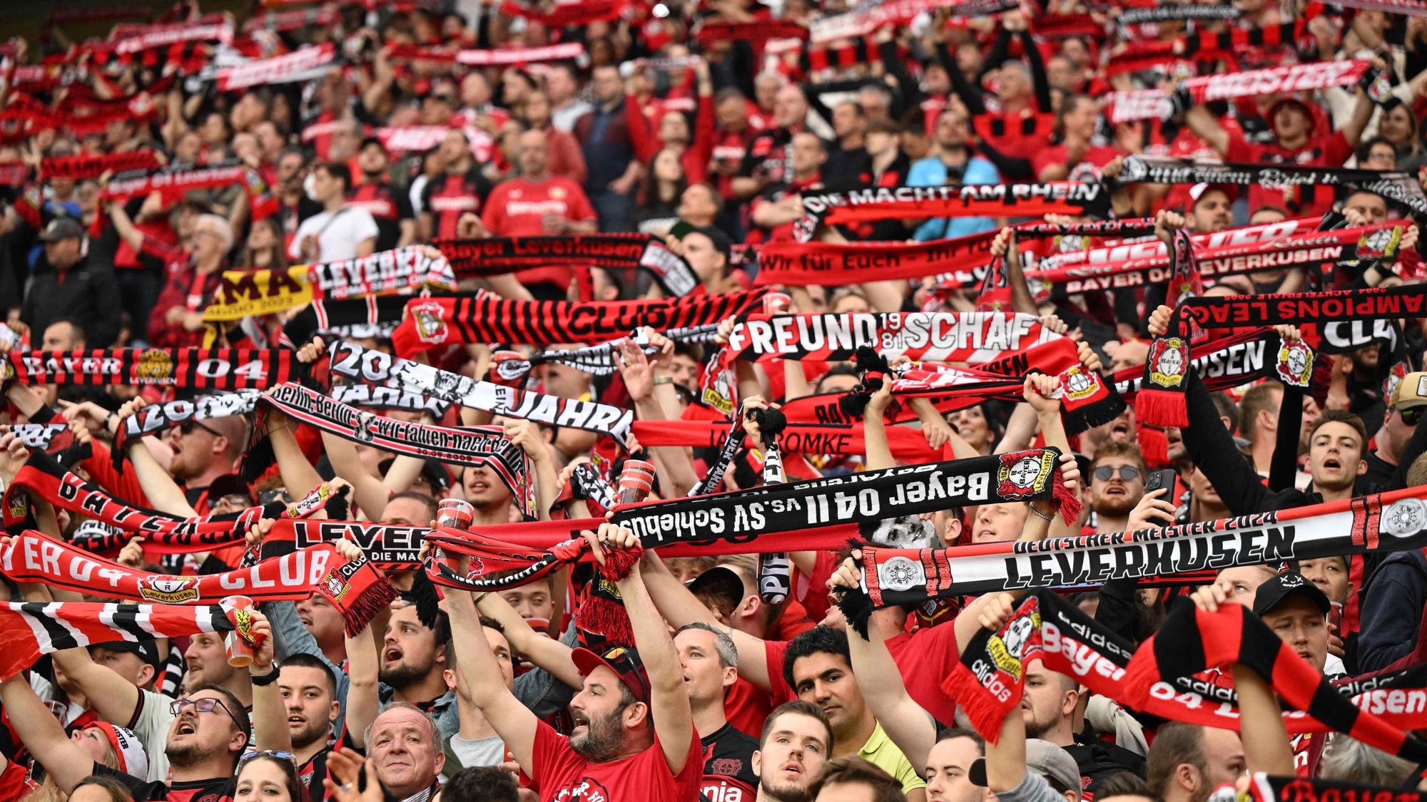 Die Fans von Bayer Leverkusen