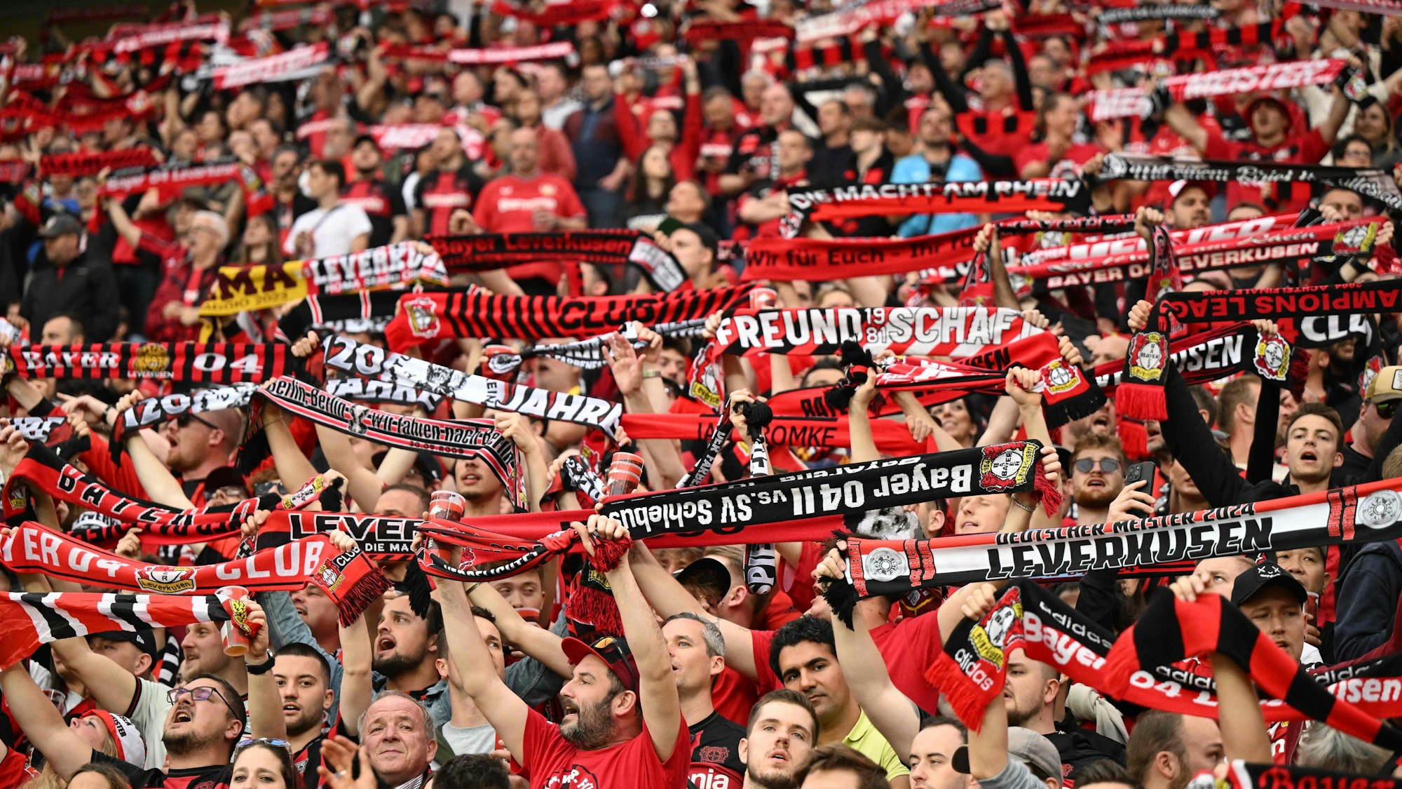 Die Fans von Bayer Leverkusen