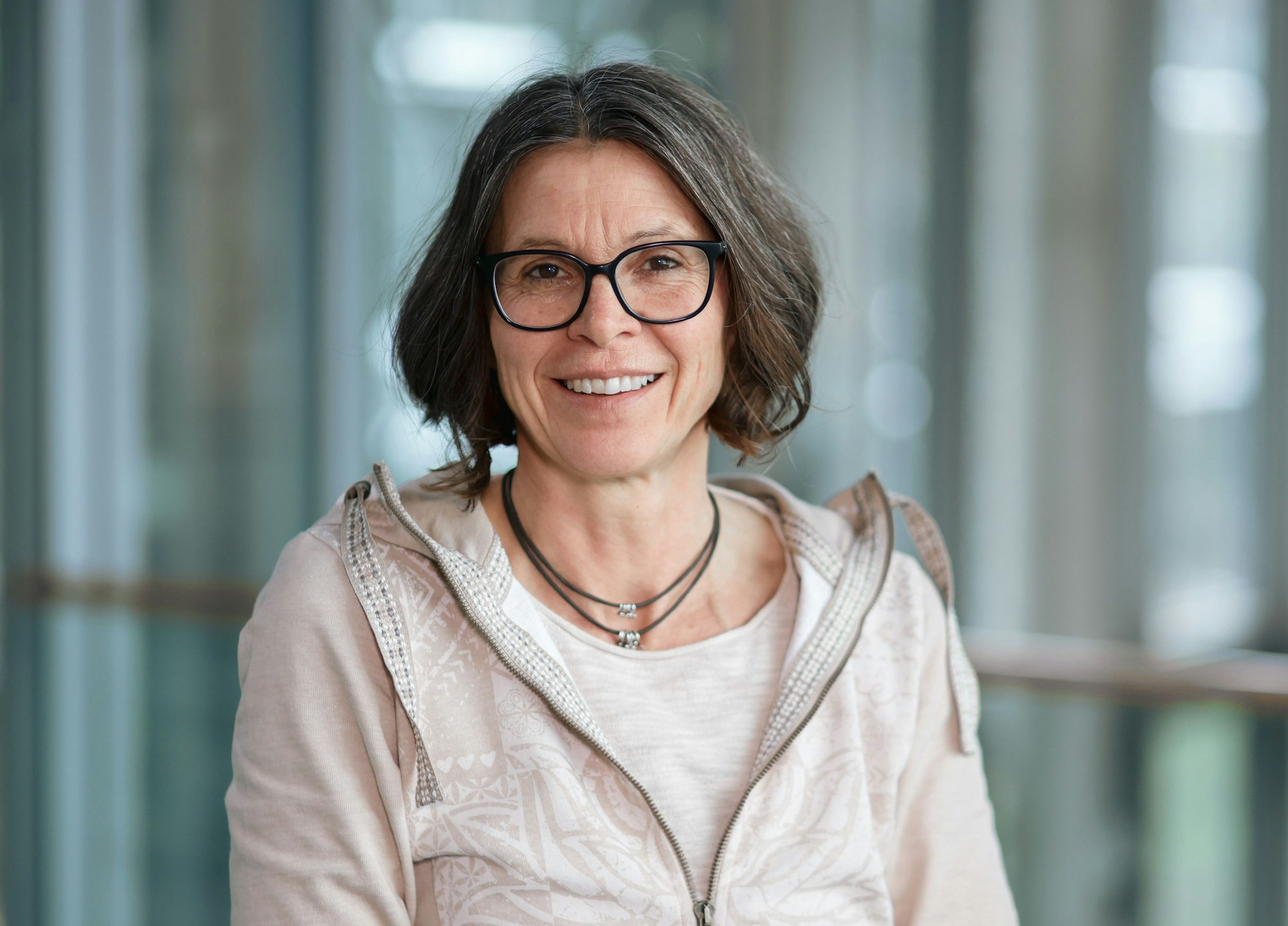 24.01.2024, Köln: Christiane Martin, Fraktionsvorsitzende der Grünen im Kölner Stadtrat, aufgenommen im DuMont Haus in Köln. Foto: Thilo Schmülgen