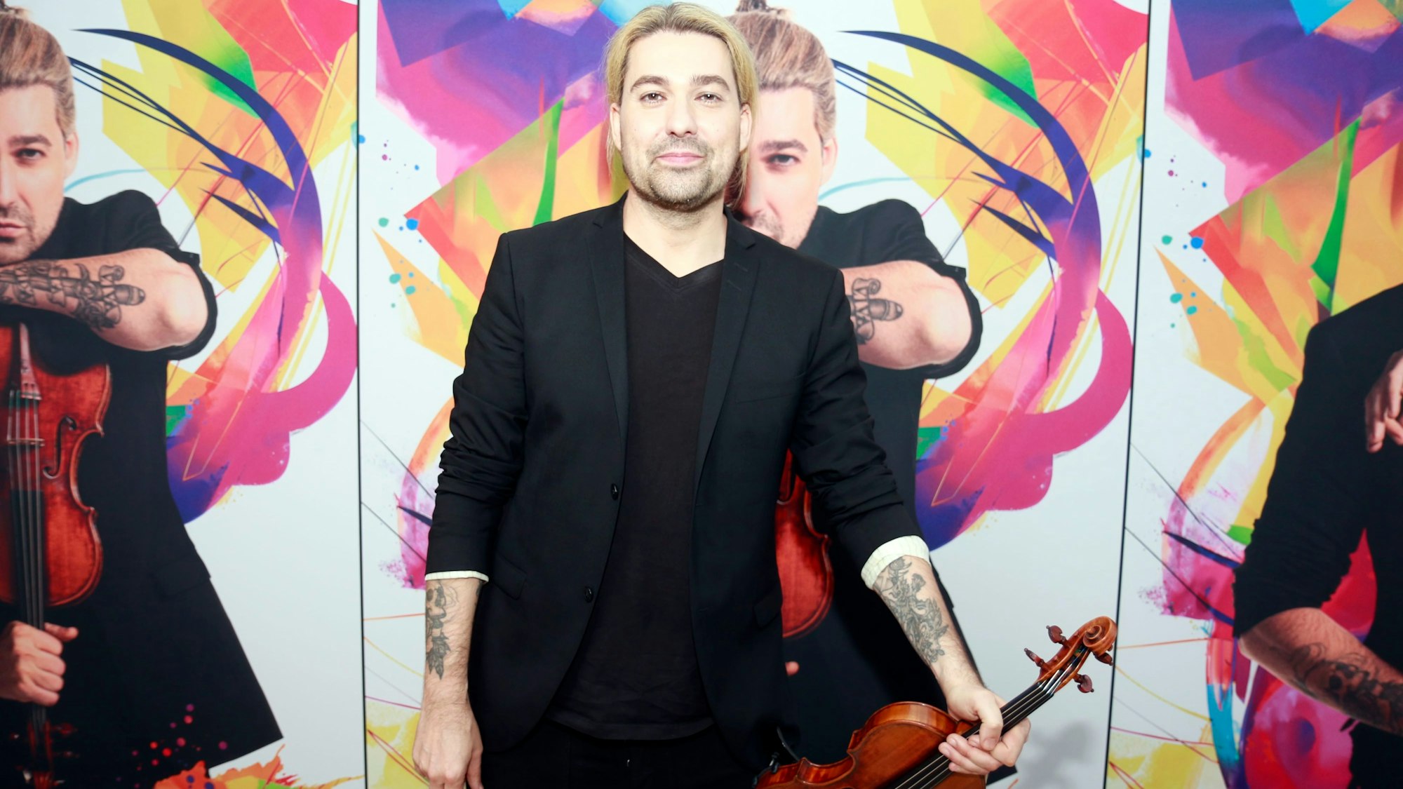 Das Foto zeigt David Garrett in der Flora.