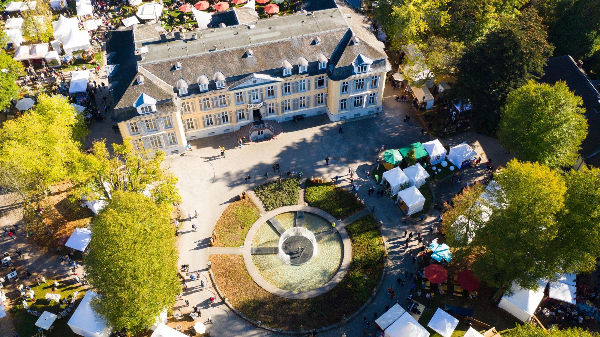 Landpartie Schloss Morsbroich. Lifestyle-Markt mit 130 Ausstellern vom 17. bis 20. Mai 2024.