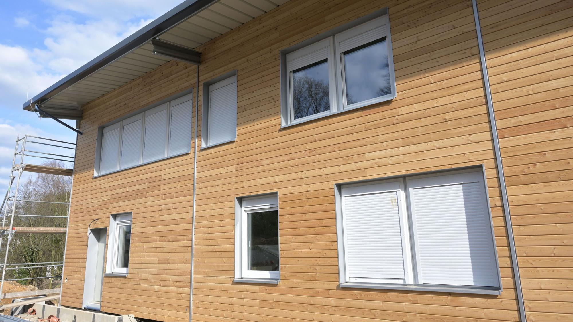 Das Foto zeigt ein Wohnhaus für Geflüchtete in Kürten