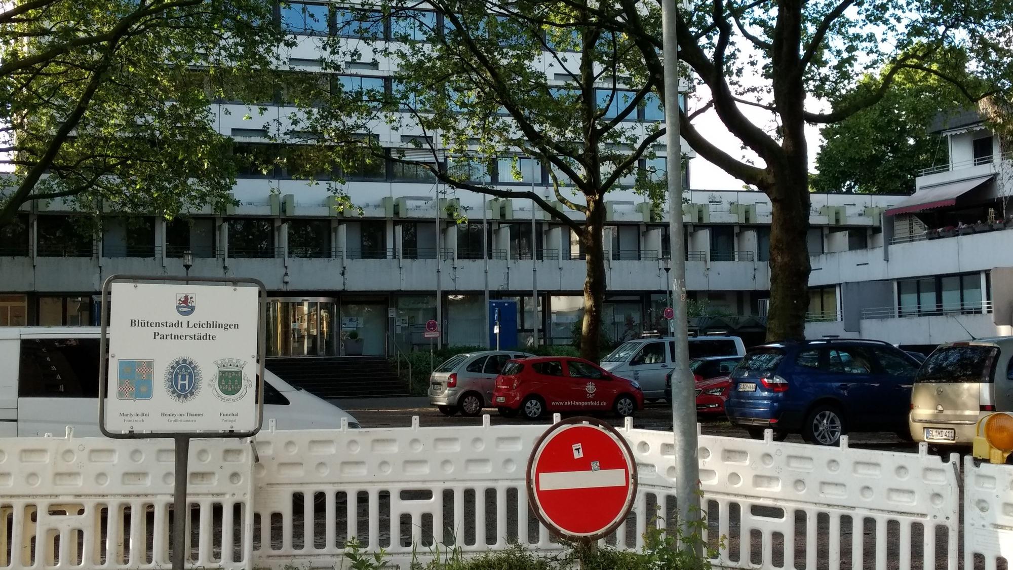 Das Rathaus in Leichlingen.