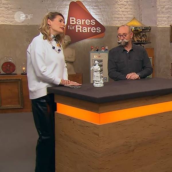 Der Bonner Privatier (v.r.) musste bei der Expertise mit Horst Lichter und Expertin Bianca Berding mit den Tränen ringen.