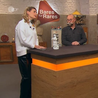 Der Bonner Privatier (v.r.) musste bei der Expertise mit Horst Lichter und Expertin Bianca Berding mit den Tränen ringen.