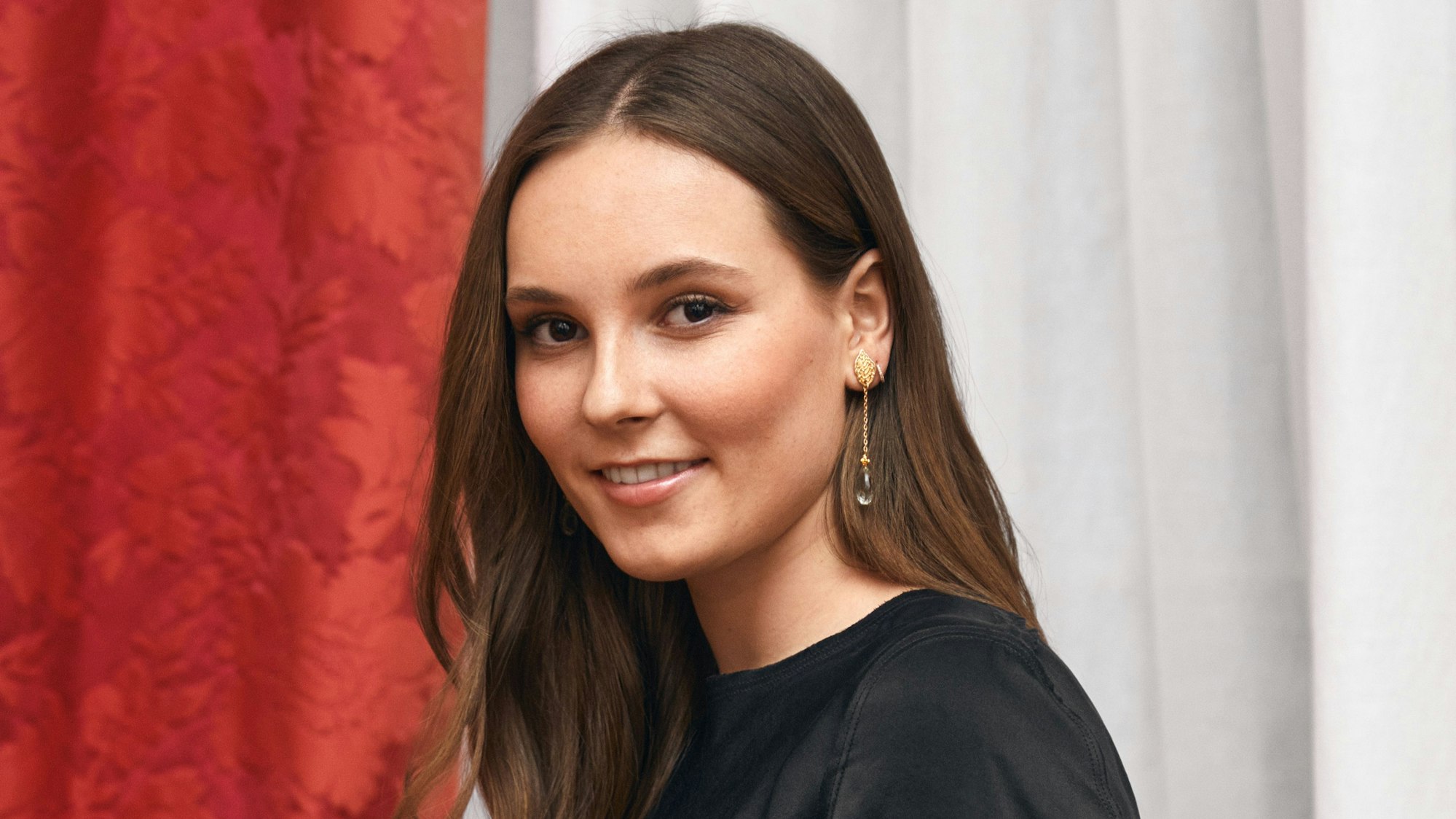 Prinzessin Ingrid Alexandra von Norwegen posiert.