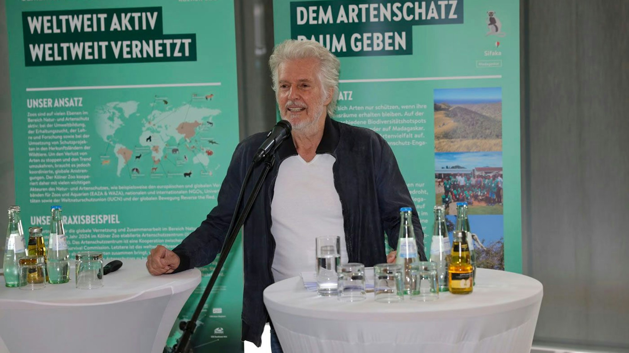 Der Autor Frank Schätzing trug auf dem Kongress vor.