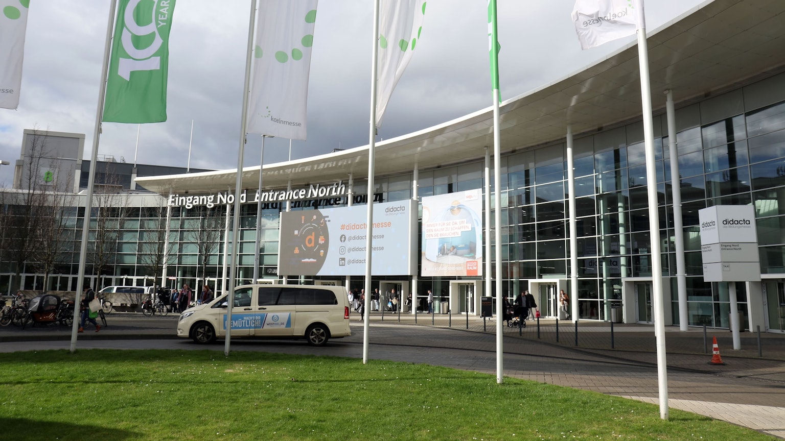 Der Eingang Nord der Köln-Messe.