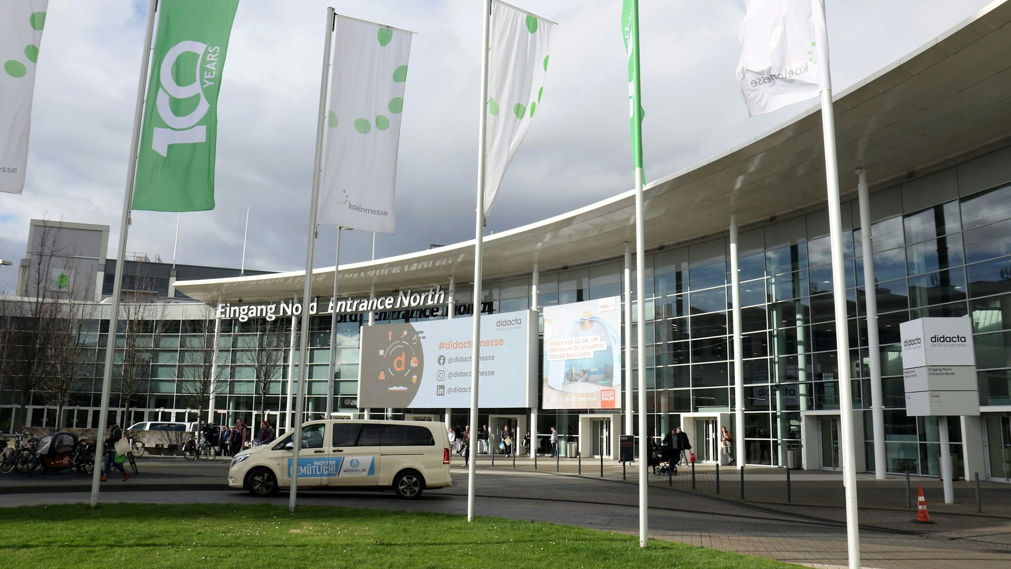 Der Eingang Nord der Köln-Messe.