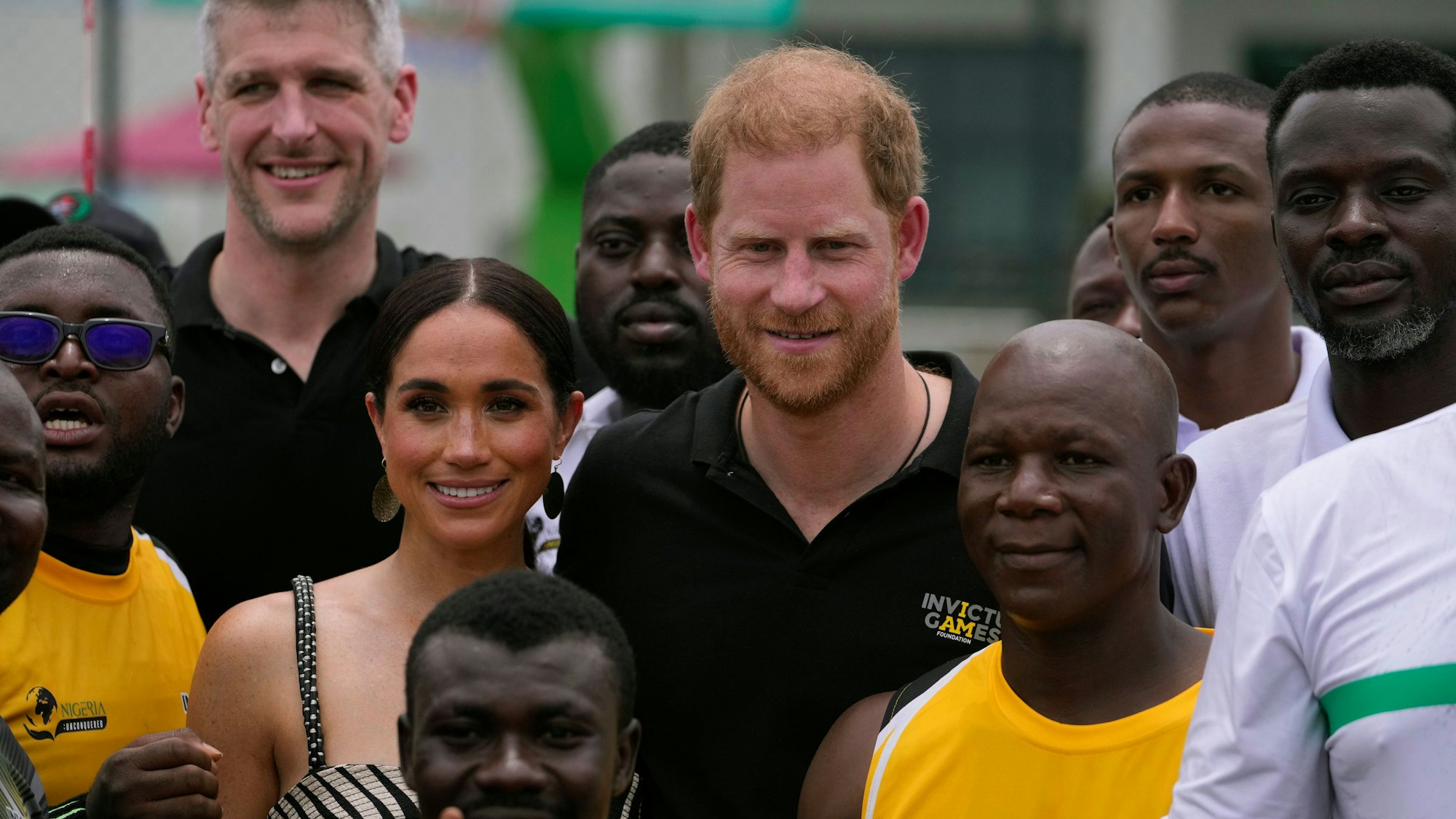 Herzogin Meghan und Prinz Harry bei ihrem Besuch in Nigeria im Mai.