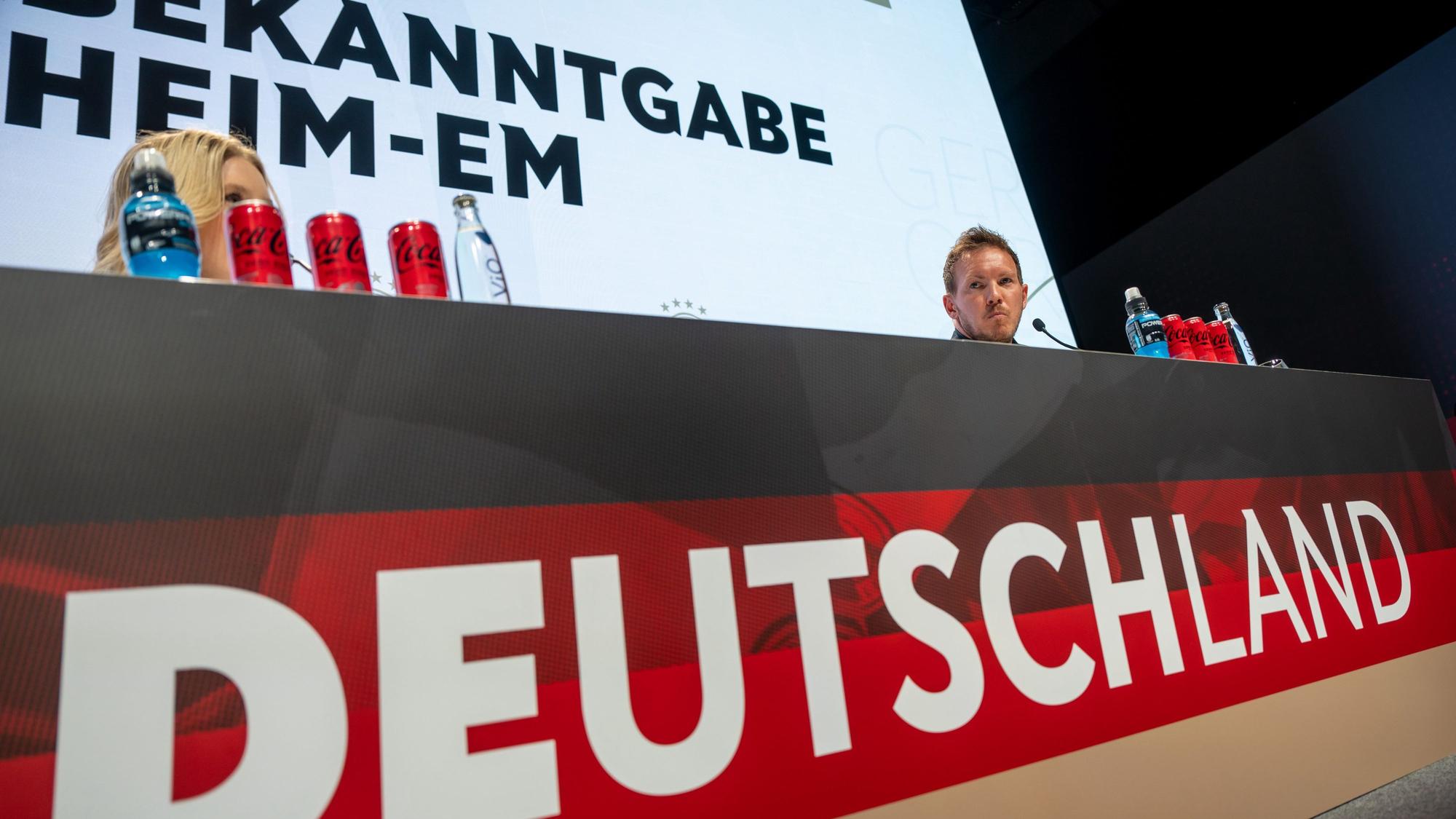 Julian Nagelsmann stellte bei einer Pressekonferenz seinen EM-Kader vor.