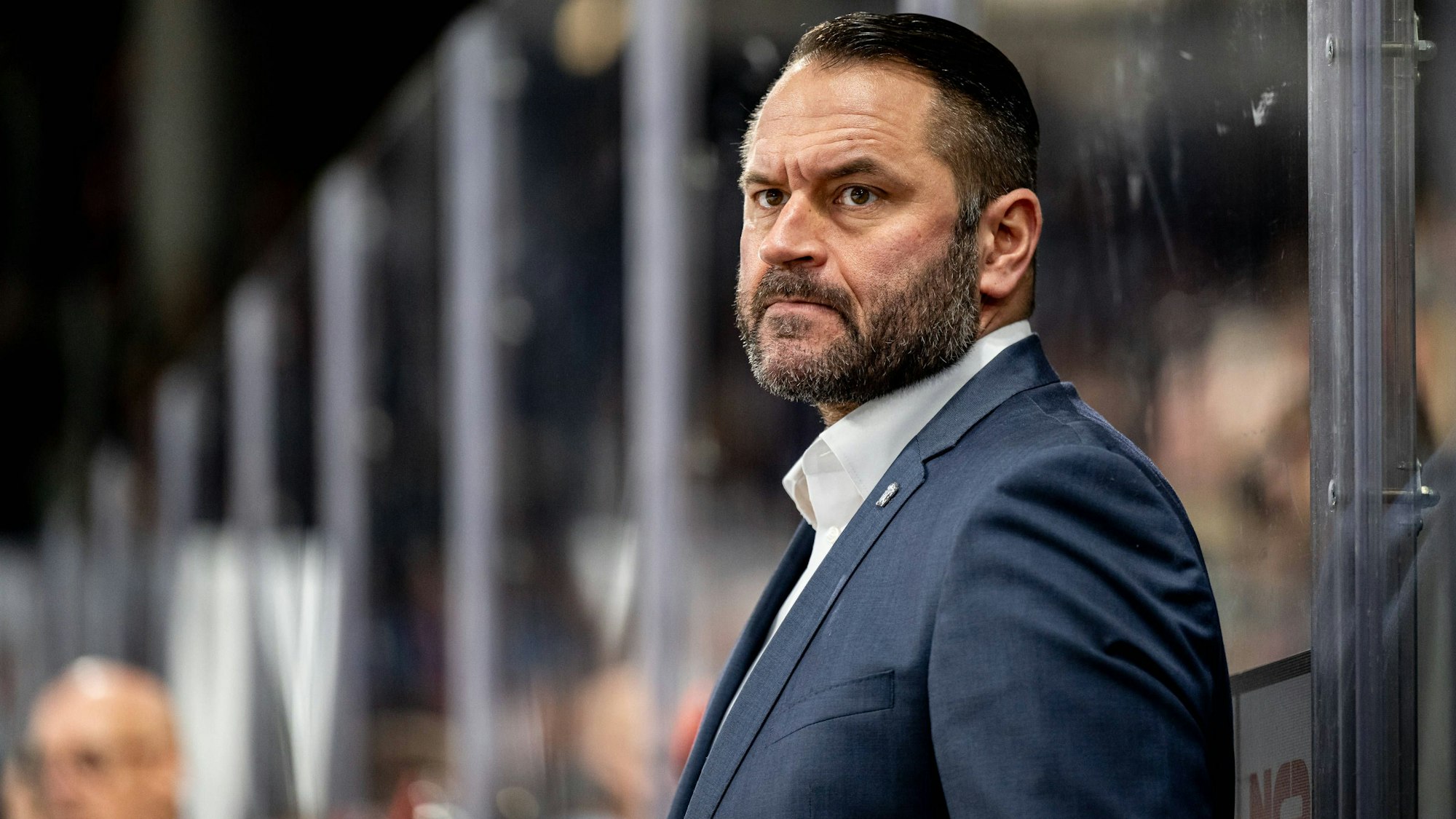 28.01.2024 - Eishockey - Saison 2023 2024 - Penny DEL - Nürnberg Ice Tigers Icetigers - Eisbären Berlin - / ThHa - xthxhax - Manuel Kofler Co-Trainer, Nürnberg Ice Tigers, Nuernberg Ice Tigers *** 28 01 2024 Ice Hockey Season 2023 2024 Penny DEL Nuremberg Ice Tigers Icetigers Eisbären Berlin ThHa xthxhax Manuel Kofler Co Coach, Nuremberg Ice Tigers, Nuernberg Ice Tigers