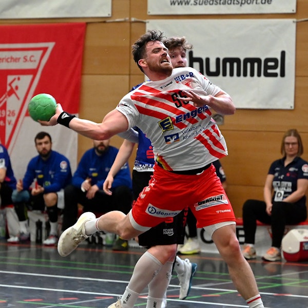 06.04.2024, Handball-Longericher SC-Hanau
Marian Dahlke (Longewrich)
Foto: Uli Herhaus