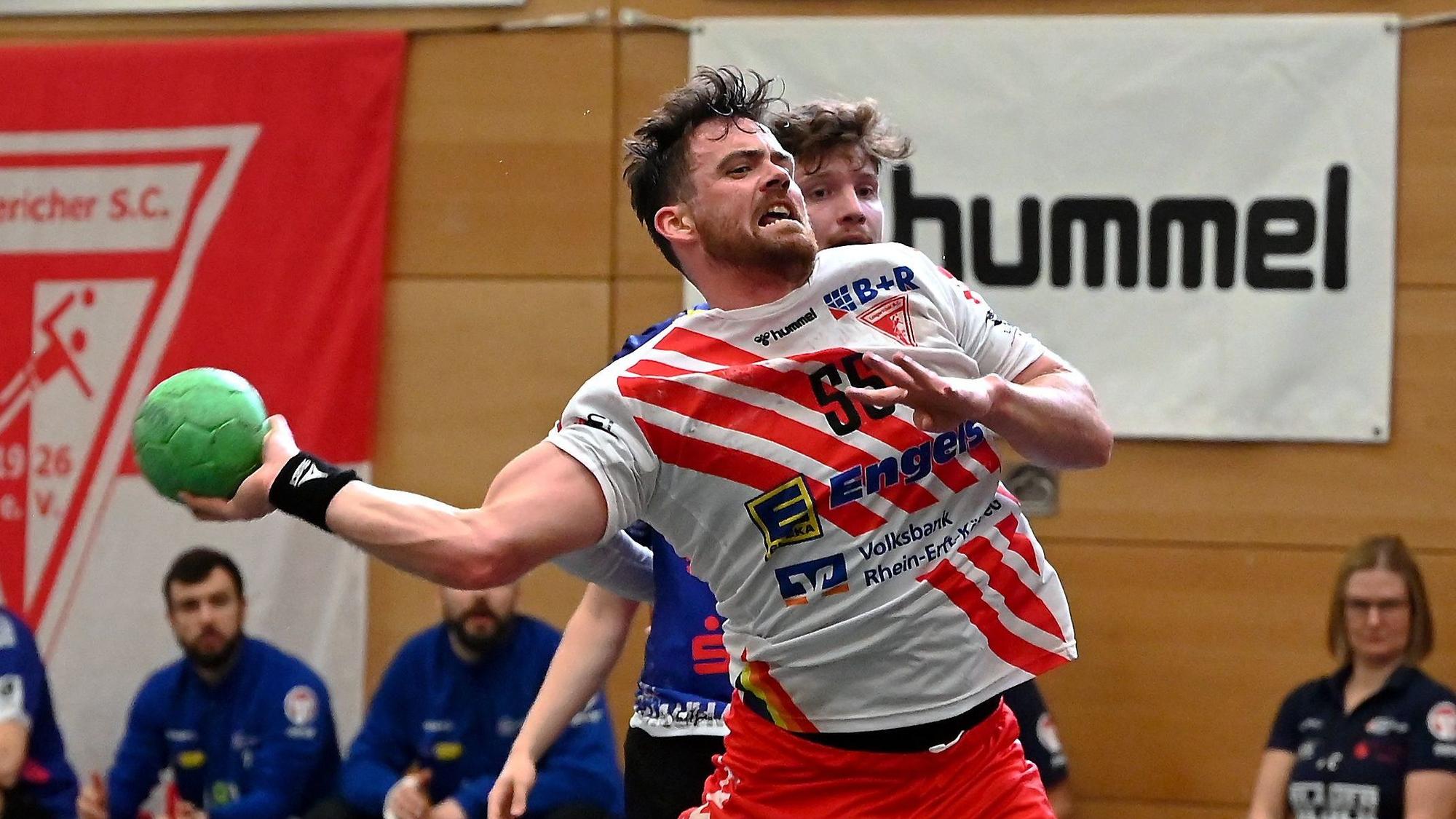 06.04.2024, Handball-Longericher SC-Hanau
Marian Dahlke (Longewrich)
Foto: Uli Herhaus