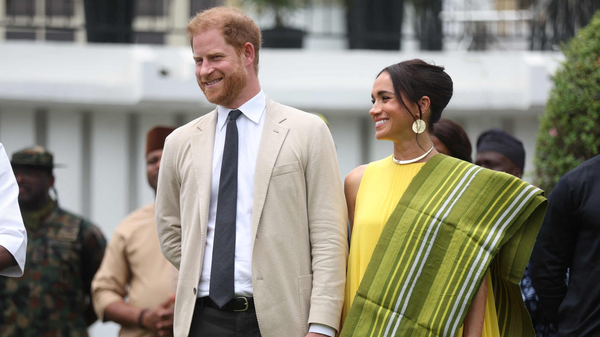 Herzogin Meghan und Prinz Harry in Nigeria.