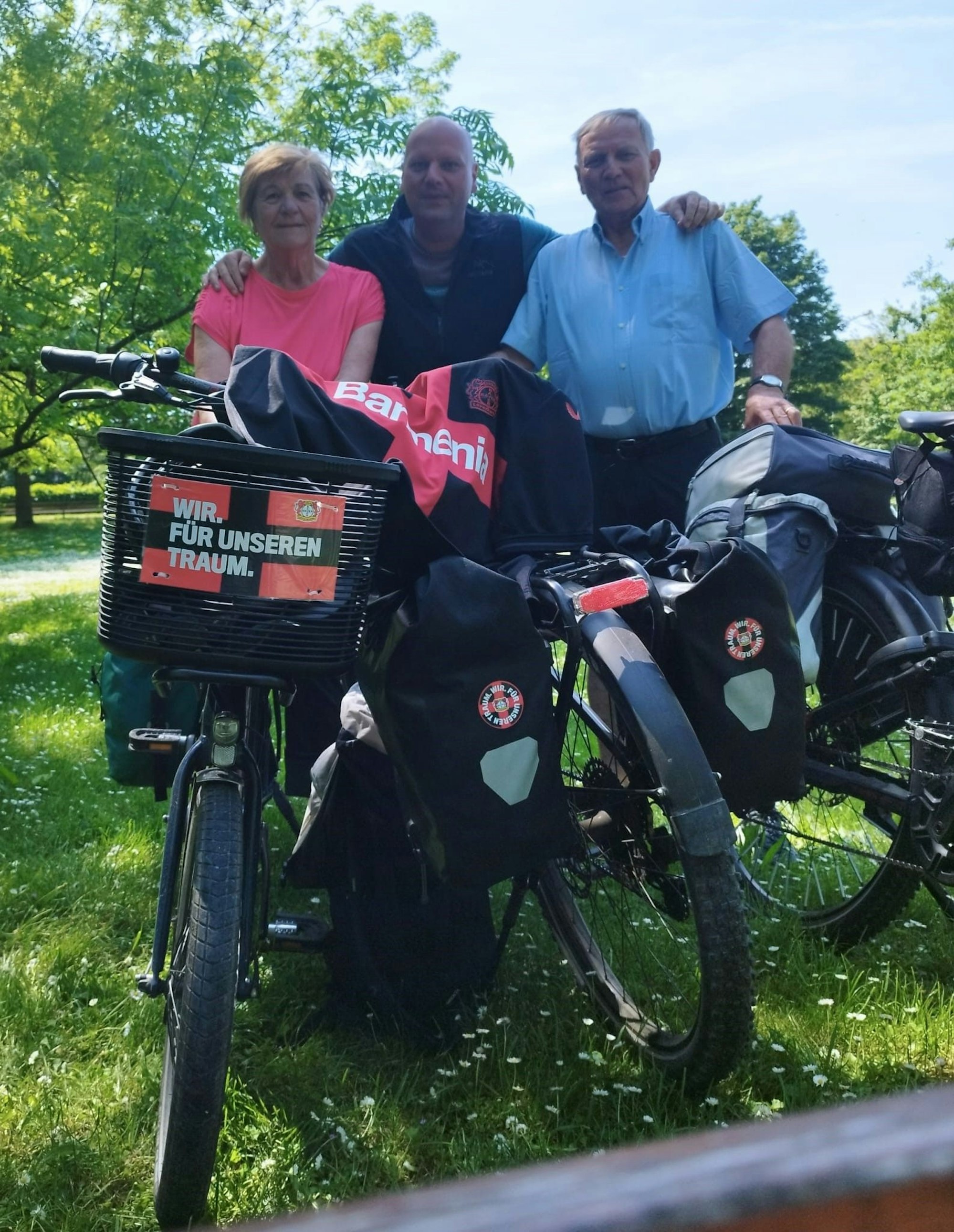 Von Frankfurt über Köln nach Leverkusen fuhr Marcel Bea mit seinen Eltern.