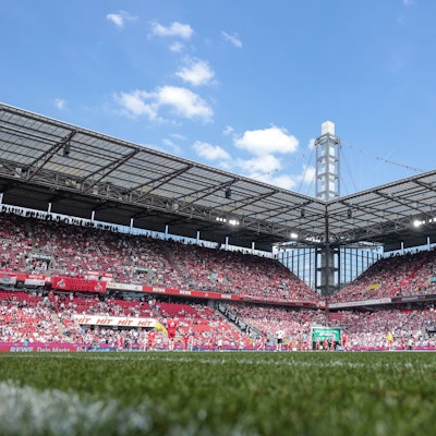 Das Kölner Rheinenergie-Stadion wir unter anderem Schauplatz eines EM-Achtelfinals.