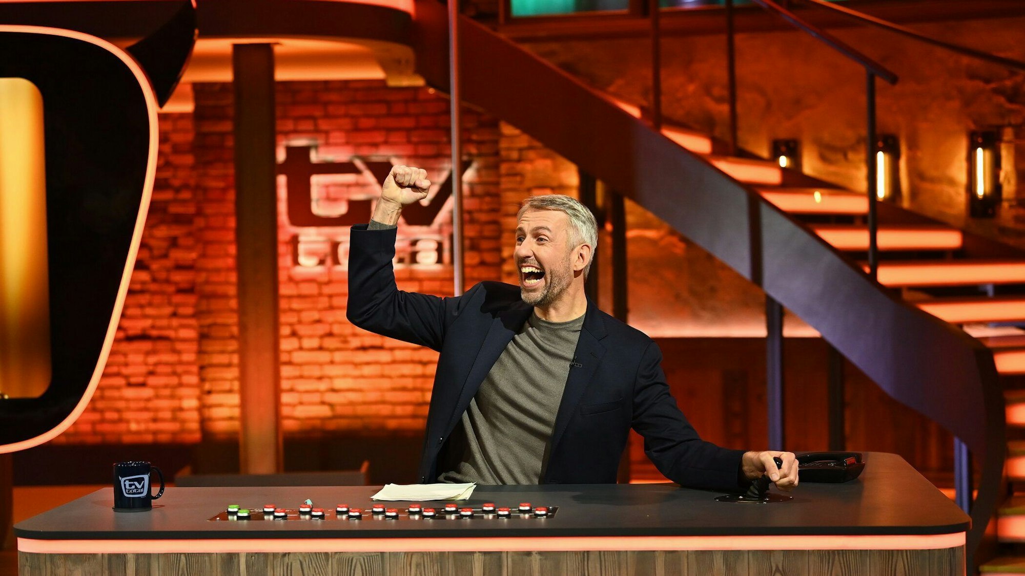 Moderator Sebastian Puffpapp bei seiner Sendung „TV Total“.