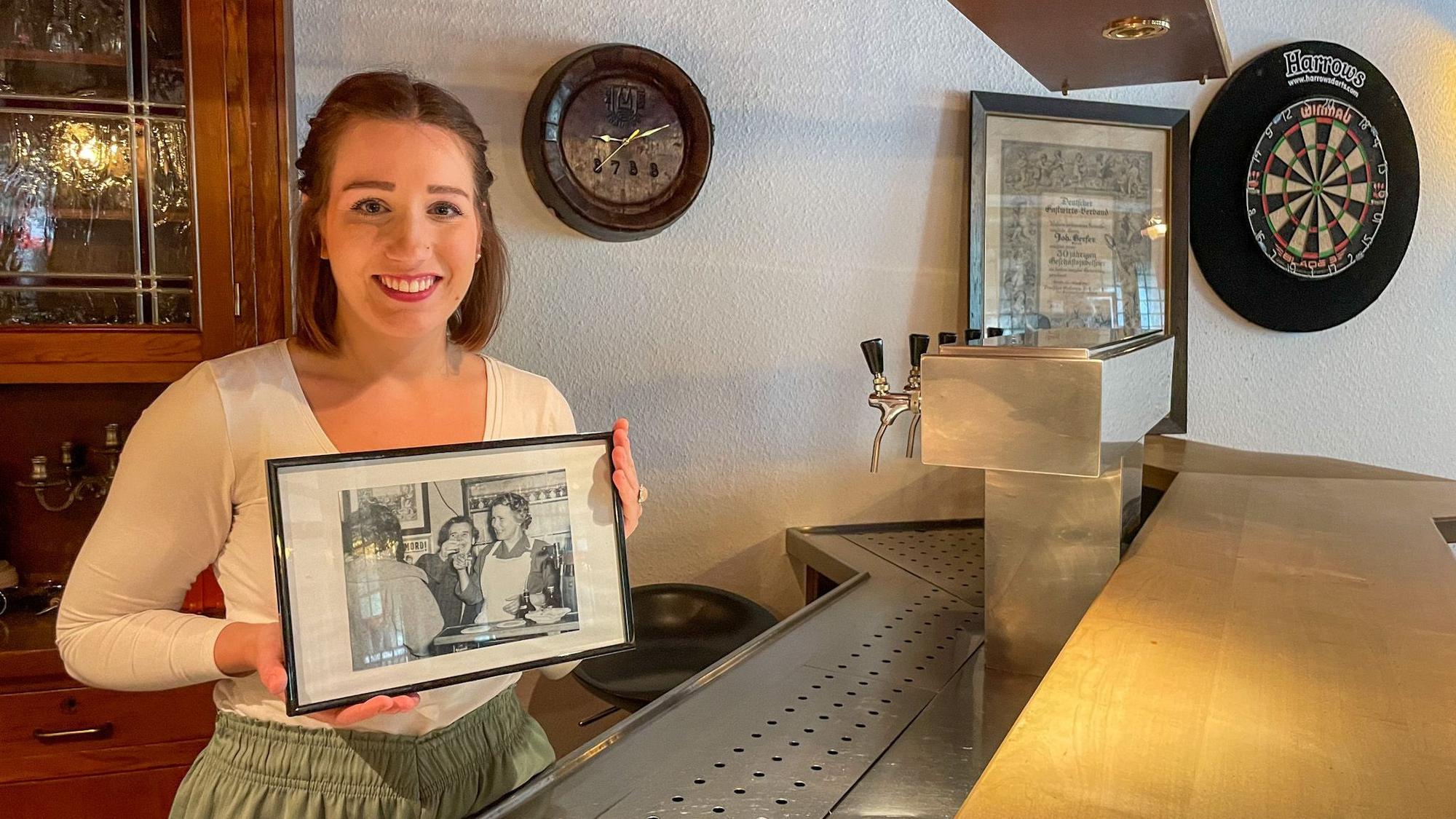 Anna Becker vermietet in fünften Generation der Familie Gerfer die Räumlichkeiten der ehemaligen Traditionsgaststätte in Edelrath.
