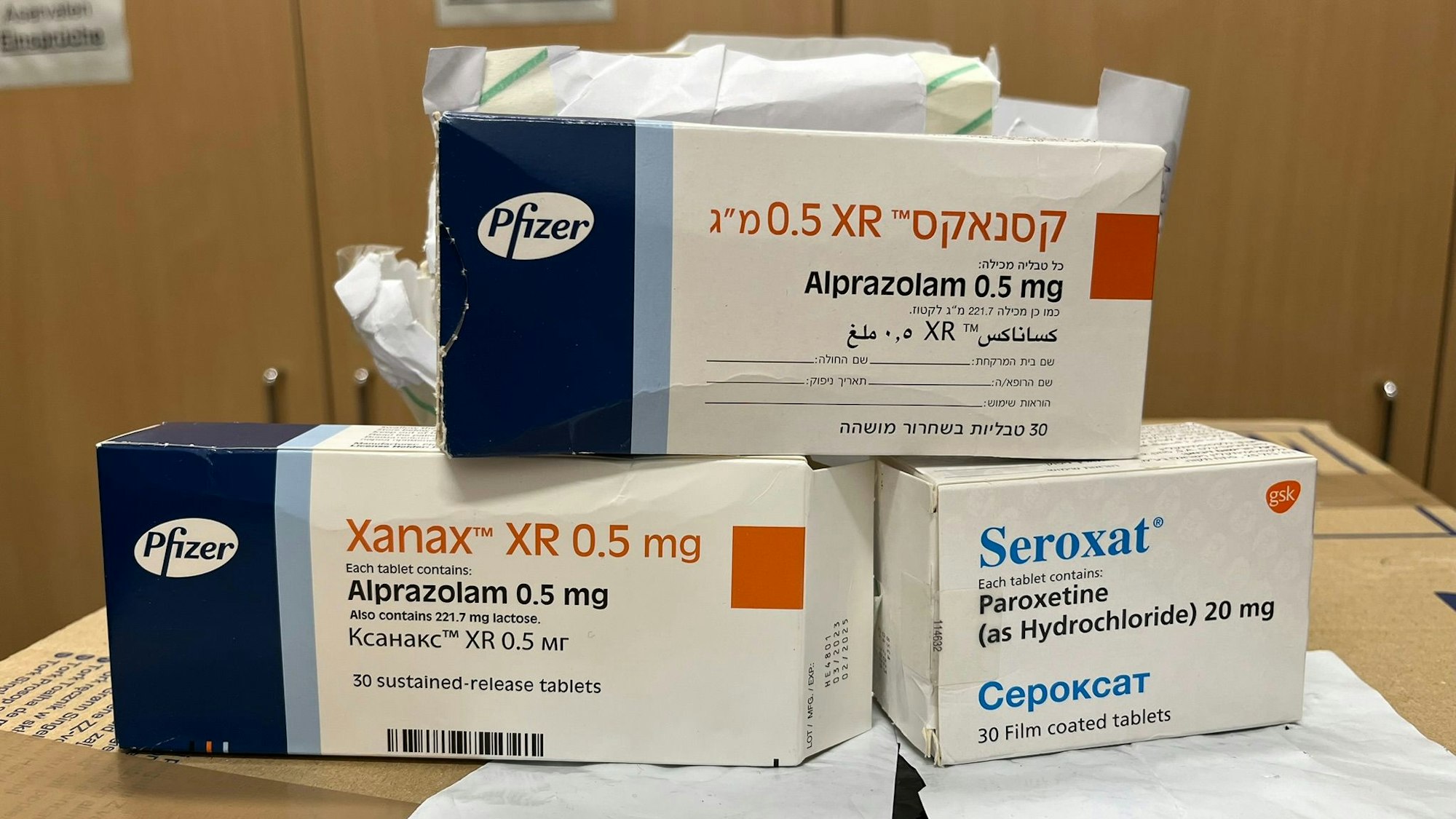 Beruhigungsmittel wie das hier abgebildete Alprazolam fallen in Deutschland aufgrund des Suchtpotenzials unter das Betäubungsmittelgesetz.