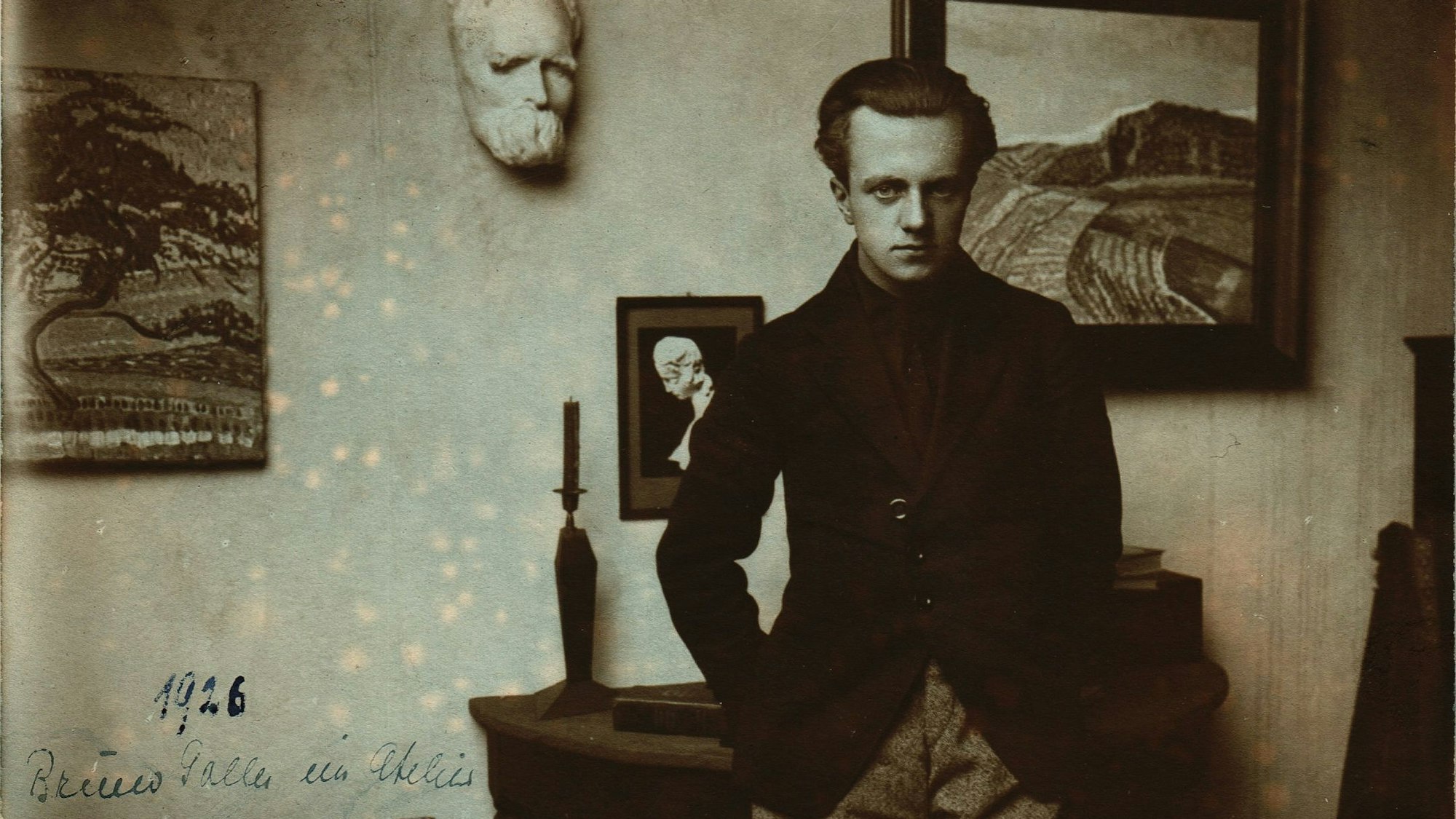 Der junge Bruno Goller, der aus Gummersbach stammende berühmte Maler.