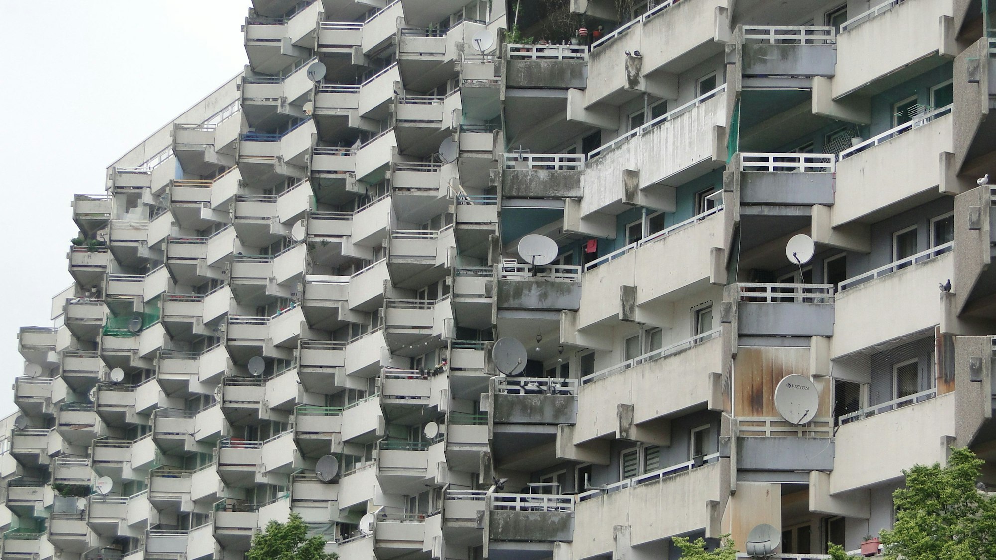 Den betroffenen Häusern in der Osloer Straße ist der beklagenswerte Zustand auch von außen anzusehen.